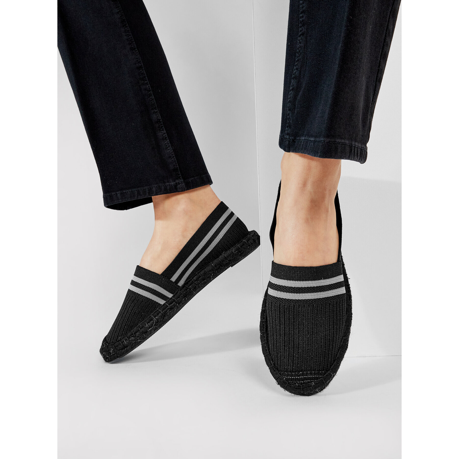 Big Star Shoes Еспадрили HH274484 Черен - Pepit.bg