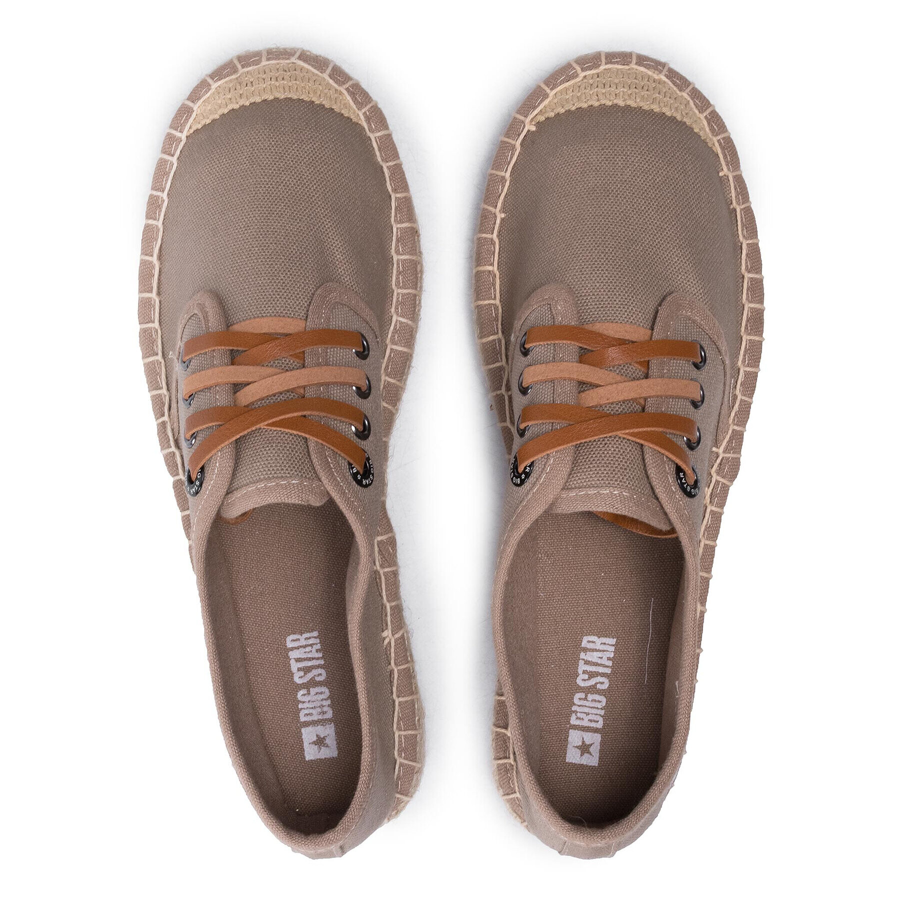 Big Star Shoes Еспадрили HH274490 Бежов - Pepit.bg