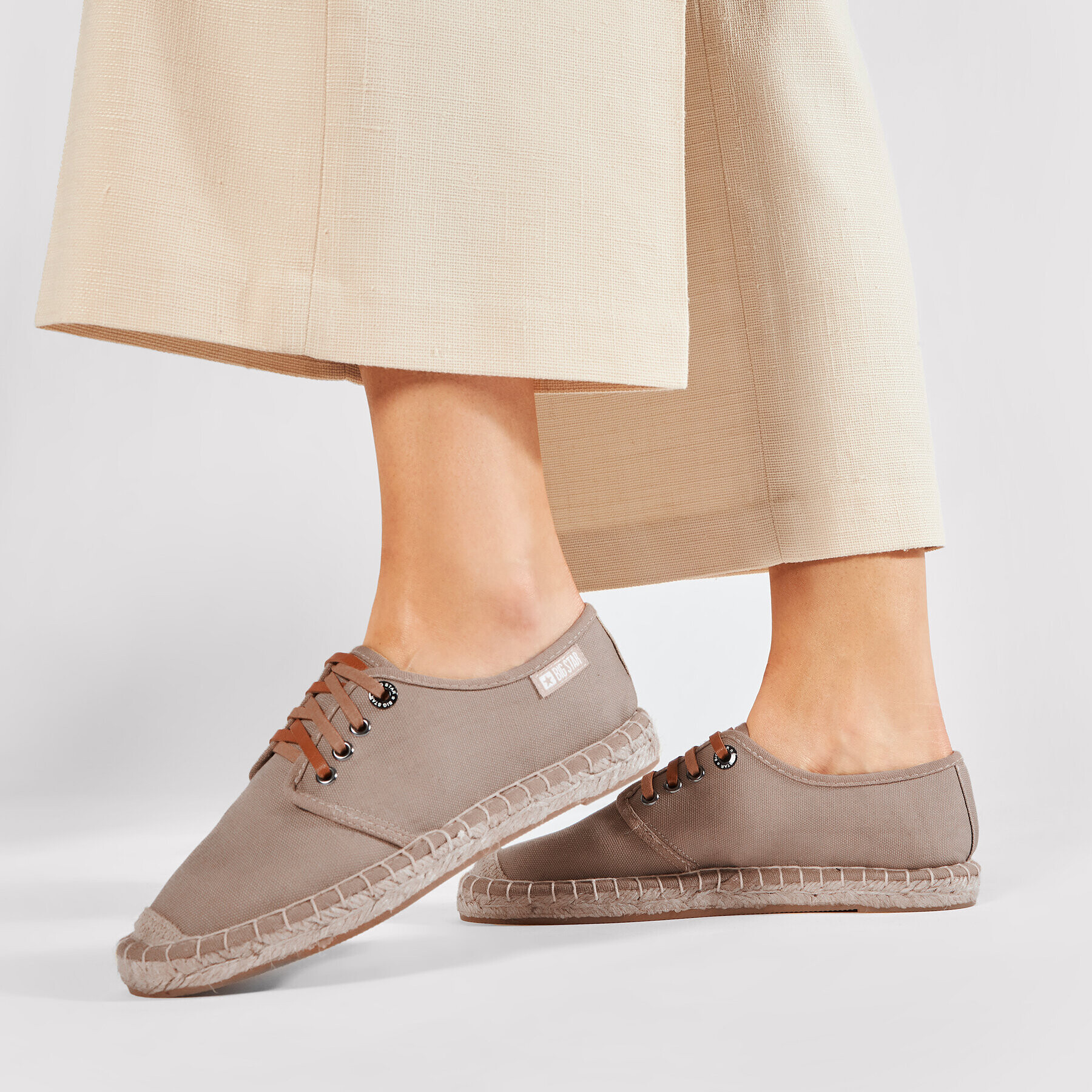 Big Star Shoes Еспадрили HH274490 Бежов - Pepit.bg