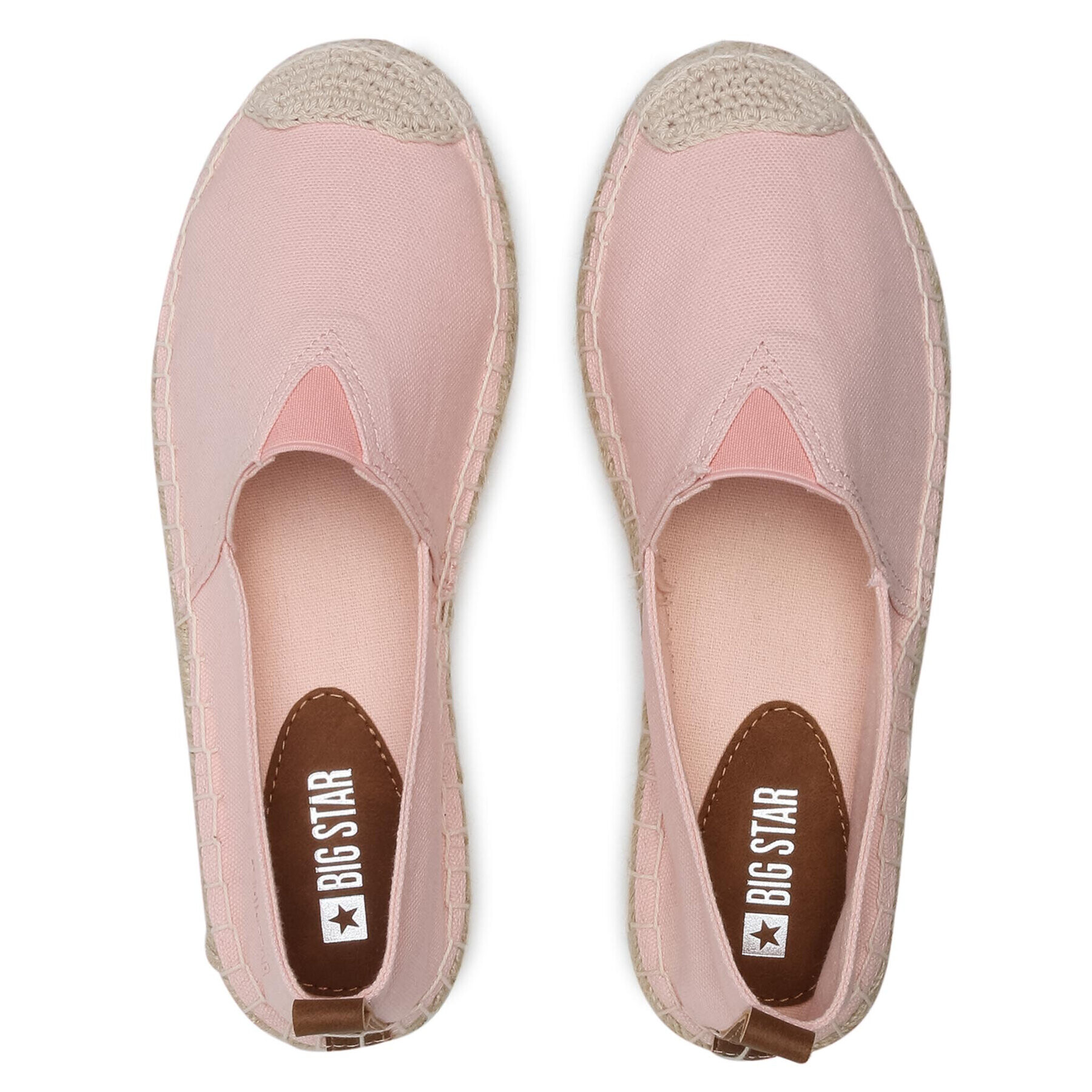 Big Star Shoes Еспадрили HH274496 Розов - Pepit.bg