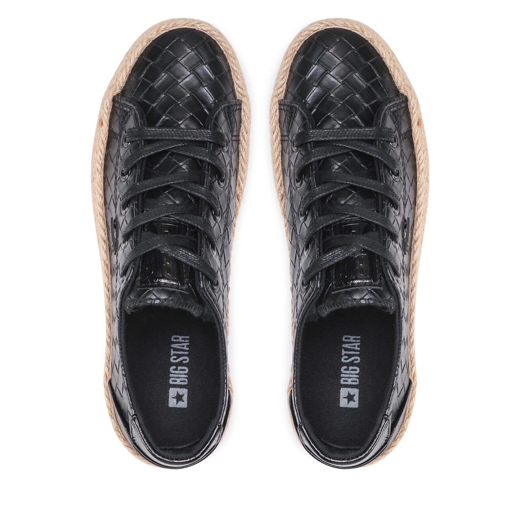 Big Star Shoes Еспадрили JJ274396 Черен - Pepit.bg