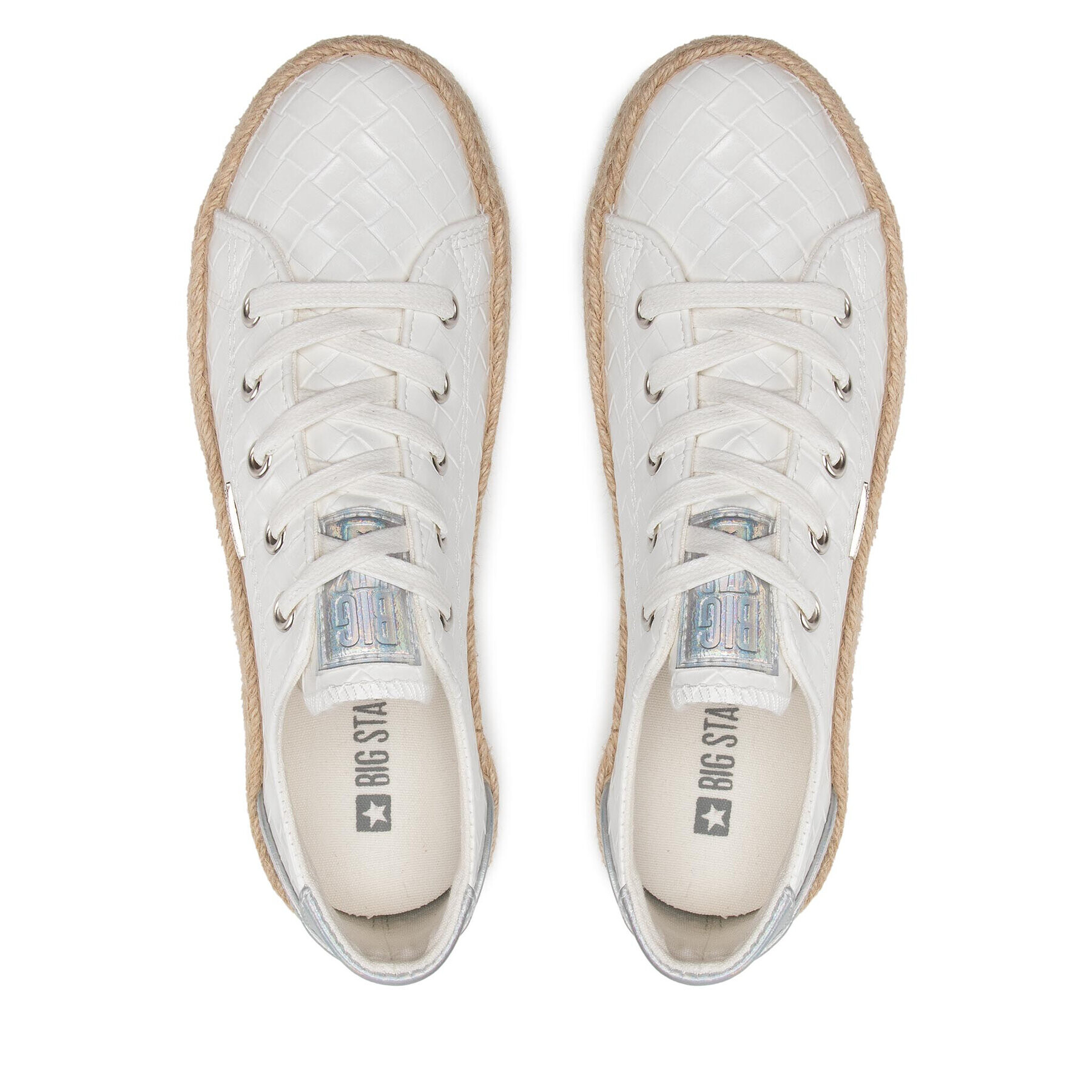 Big Star Shoes Еспадрили JJ274397 Бял - Pepit.bg
