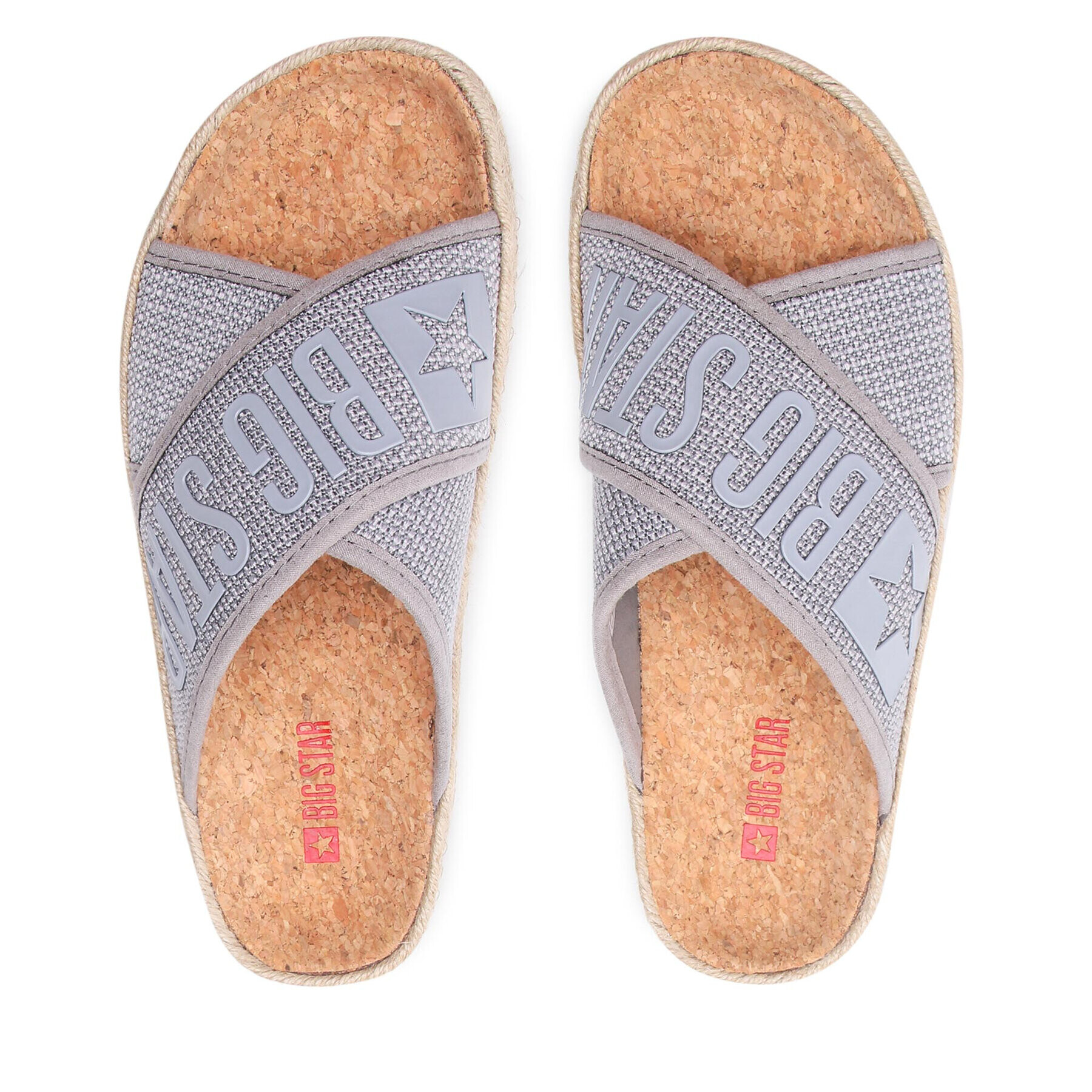 Big Star Shoes Еспадрили JJ274716 Сив - Pepit.bg