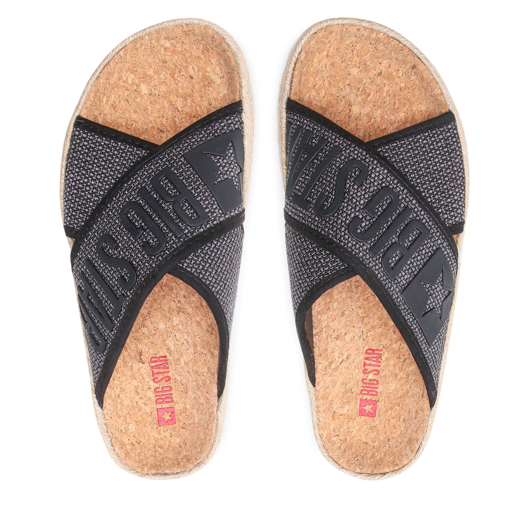 Big Star Shoes Еспадрили JJ274717 Черен - Pepit.bg