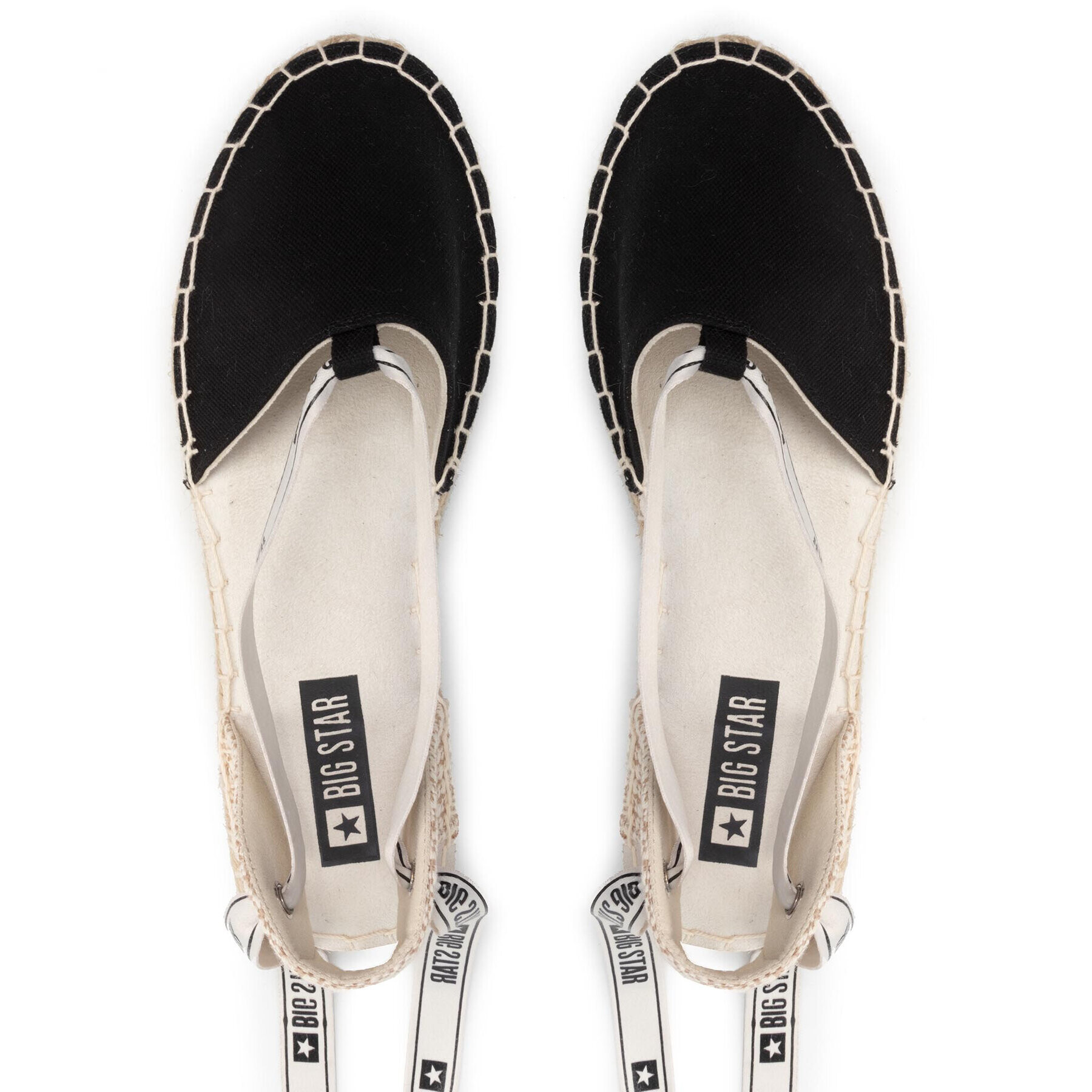 Big Star Shoes Еспадрили JJ274861 Черен - Pepit.bg
