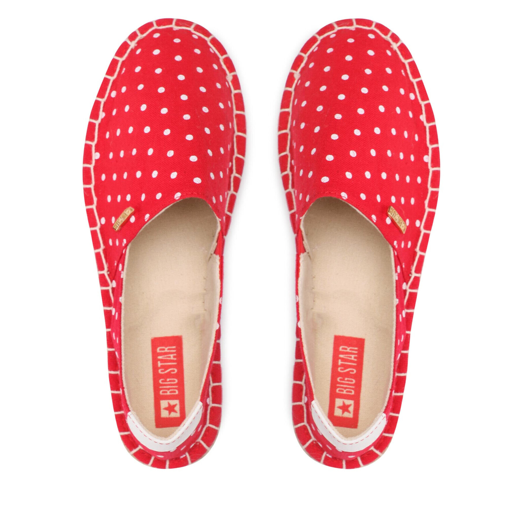 Big Star Shoes Еспадрили JJ274866 Червен - Pepit.bg