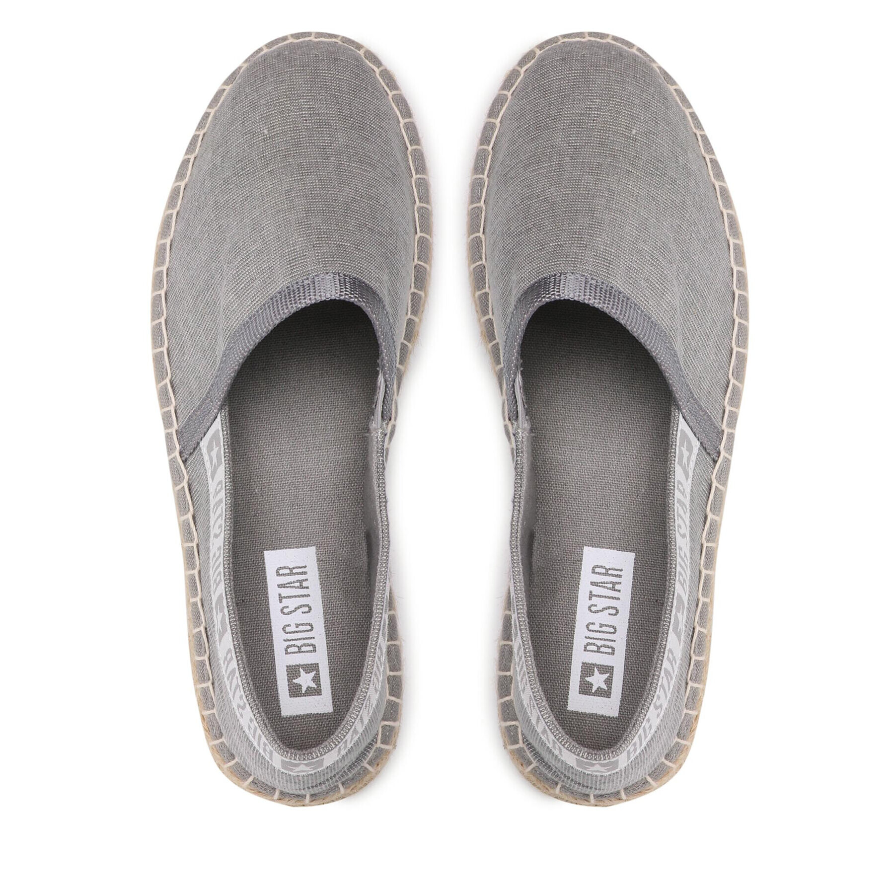 Big Star Shoes Еспадрили JJ274876 Сив - Pepit.bg