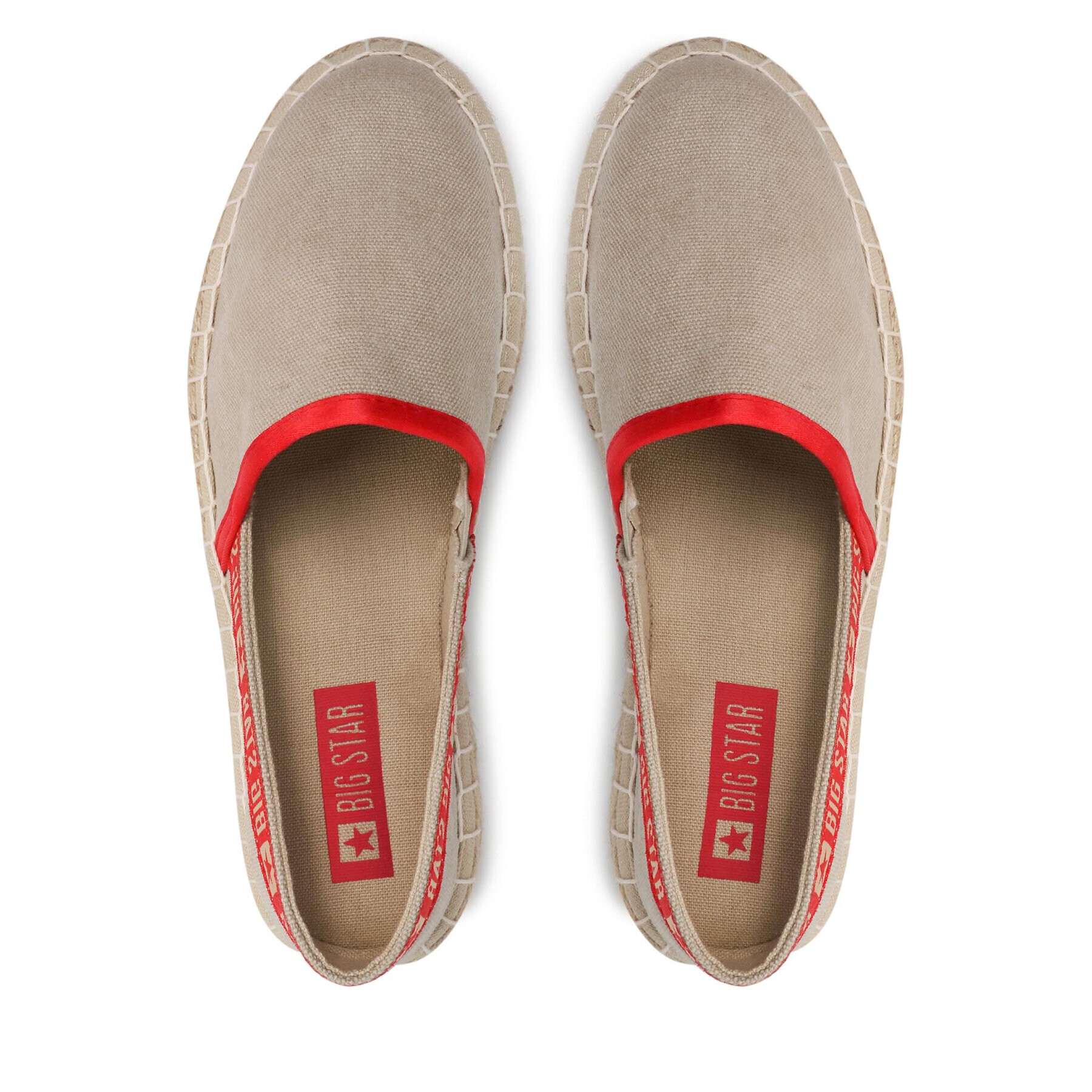 Big Star Shoes Еспадрили JJ274879 Бежов - Pepit.bg