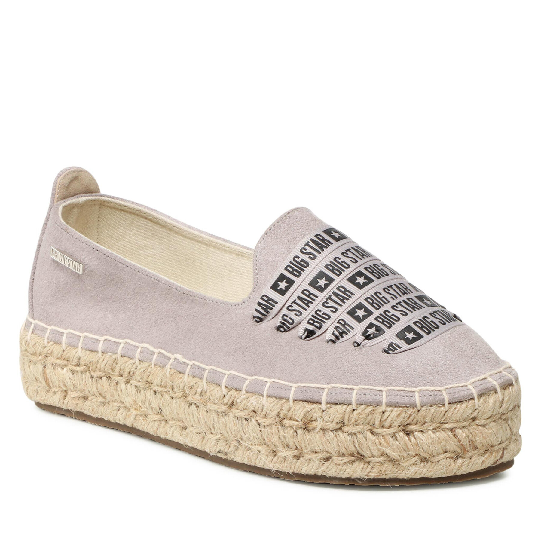 Big Star Shoes Еспадрили JJ274890 Сив - Pepit.bg