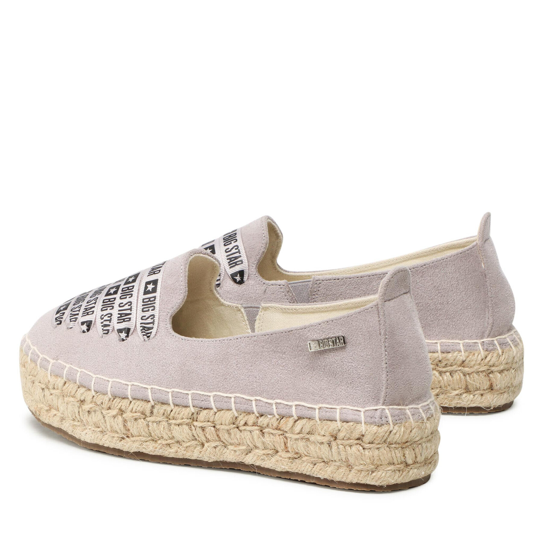 Big Star Shoes Еспадрили JJ274890 Сив - Pepit.bg