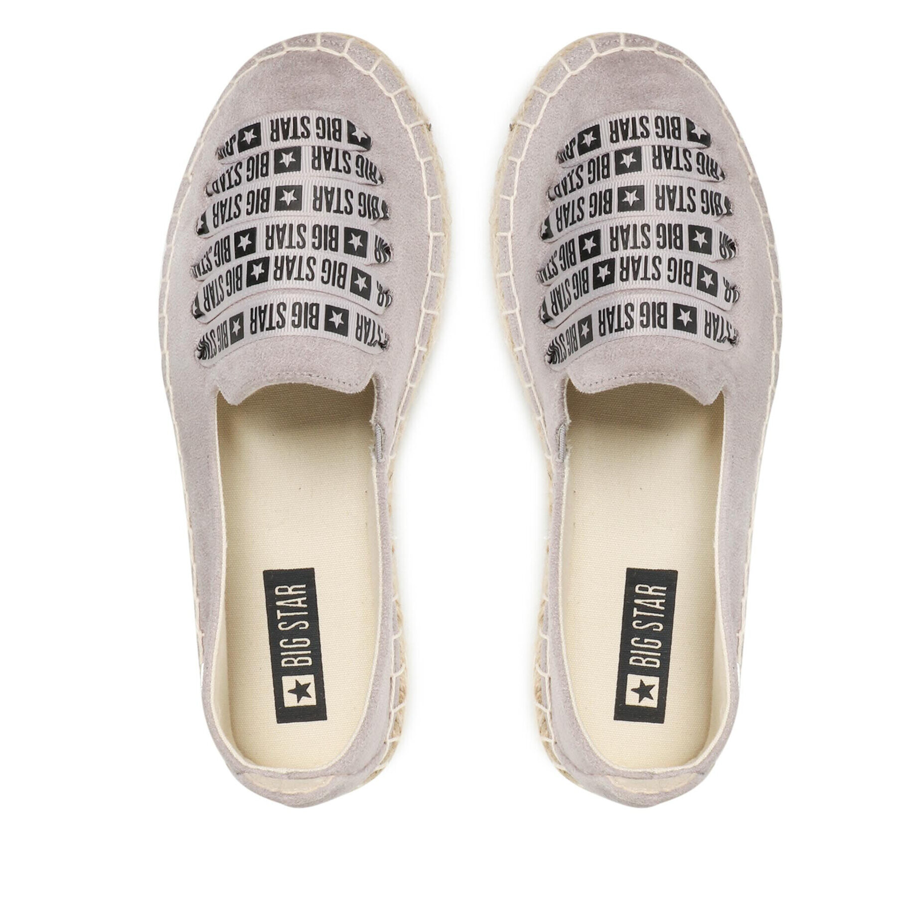 Big Star Shoes Еспадрили JJ274890 Сив - Pepit.bg