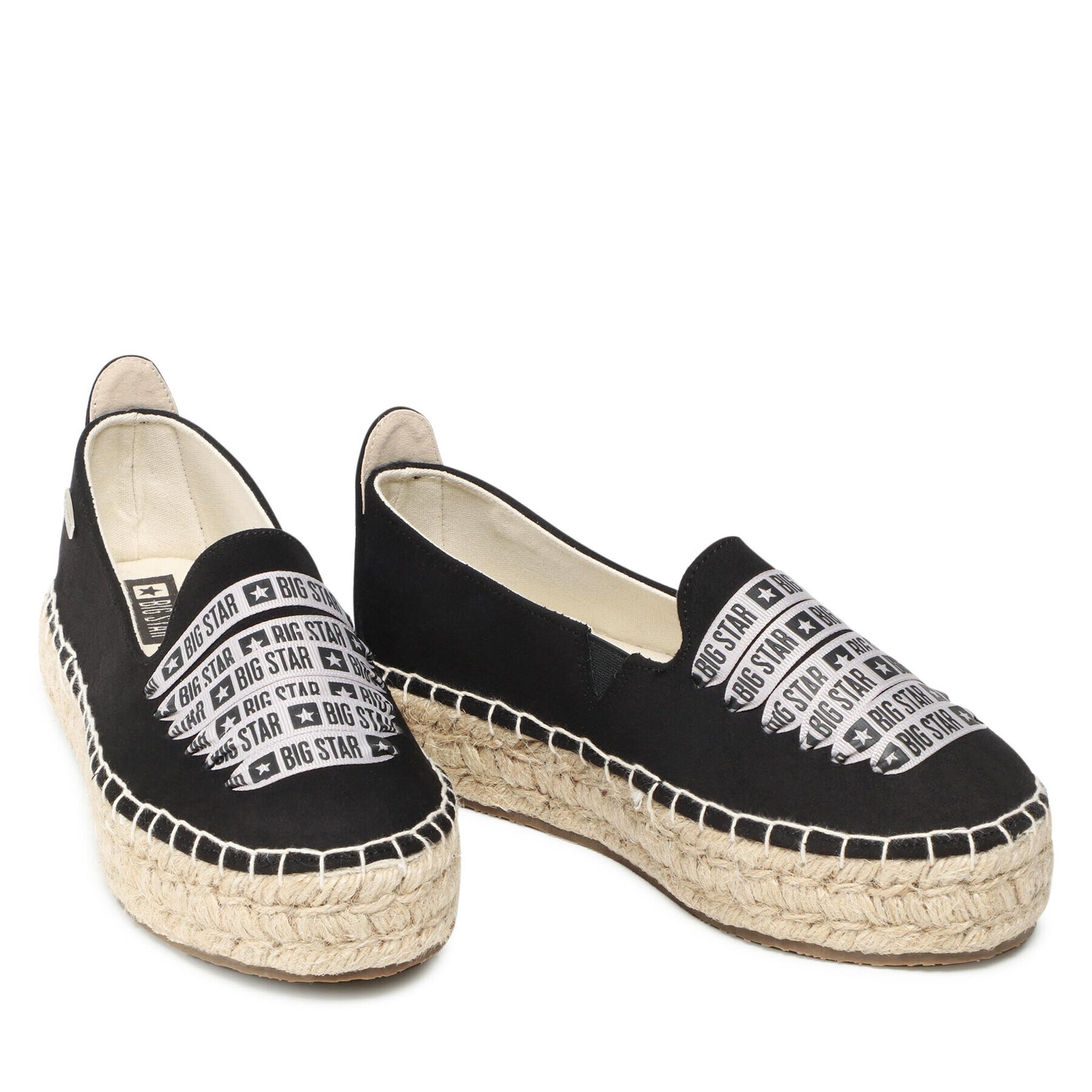 Big Star Shoes Еспадрили JJ274891 Черен - Pepit.bg