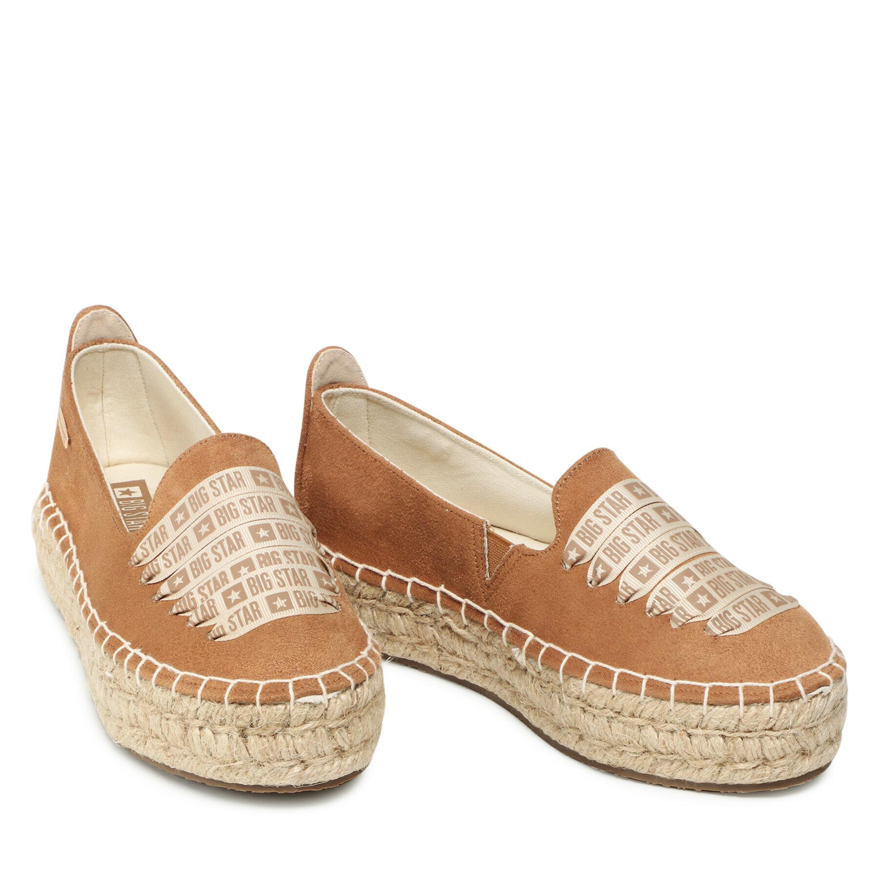 Big Star Shoes Еспадрили JJ274892 Кафяв - Pepit.bg