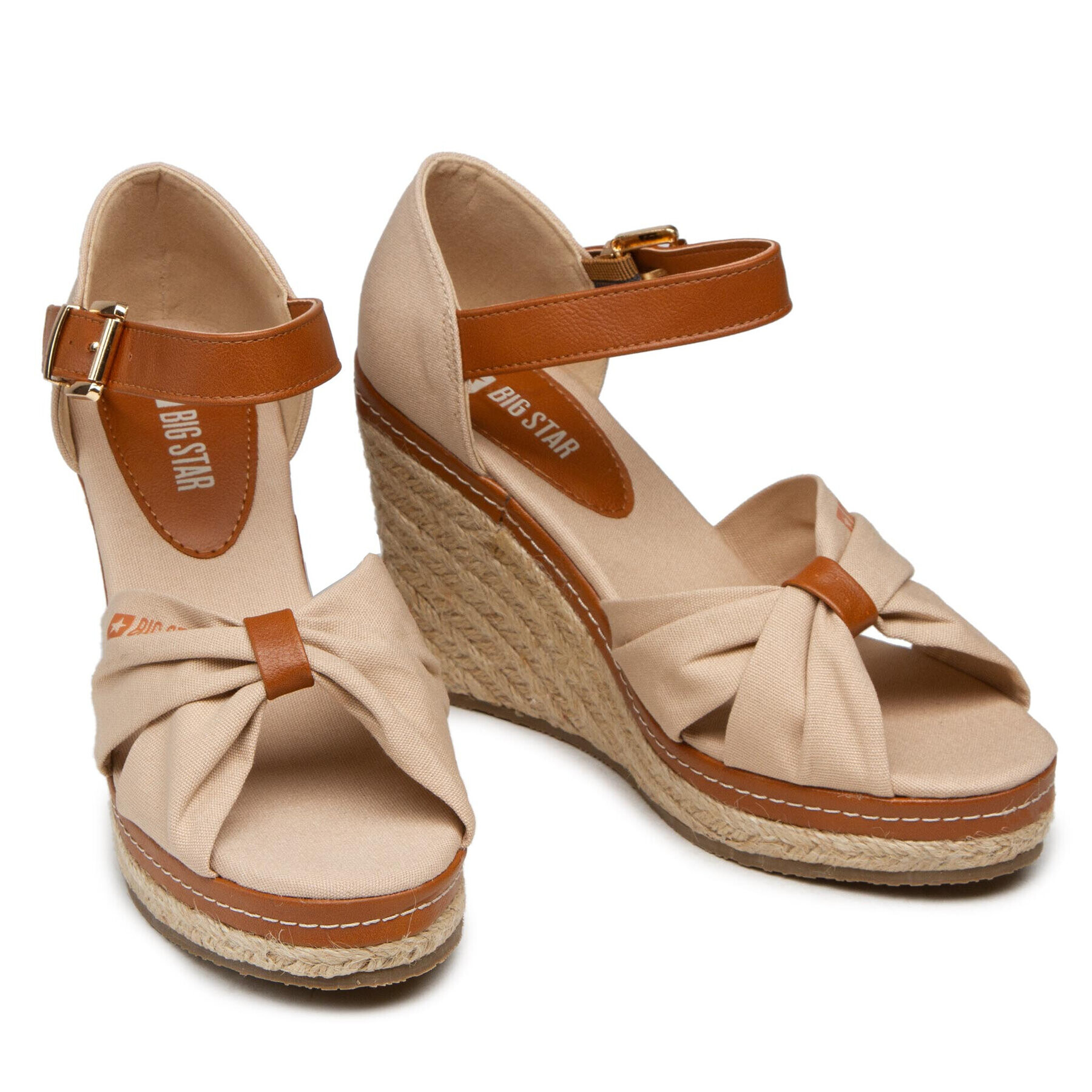 Big Star Shoes Еспадрили JJ274939 Бежов - Pepit.bg