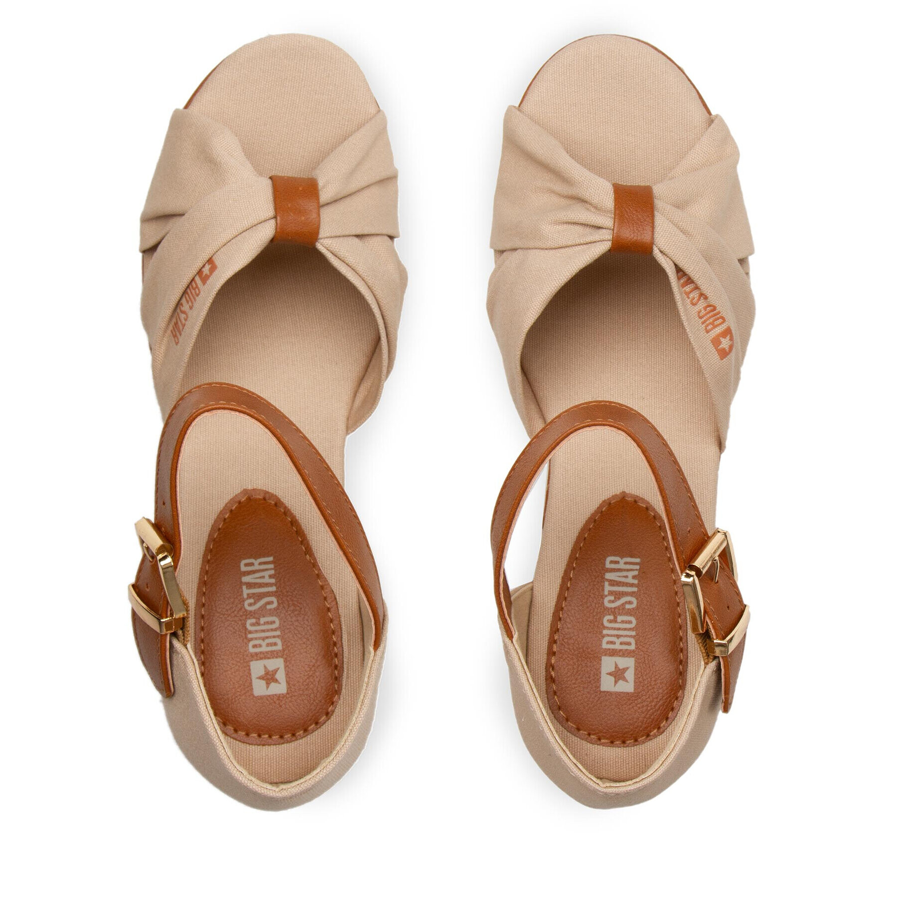 Big Star Shoes Еспадрили JJ274939 Бежов - Pepit.bg