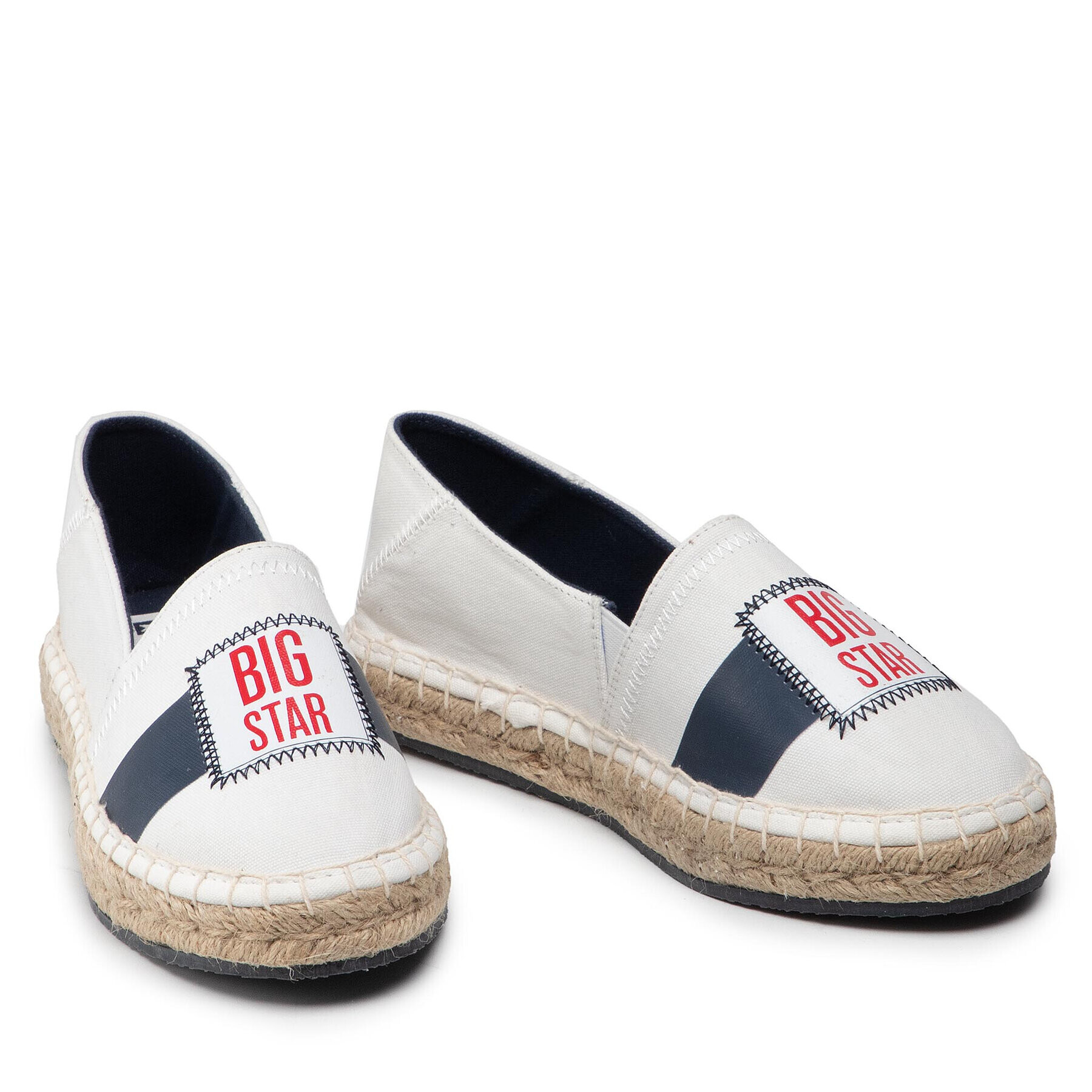 Big Star Shoes Еспадрили JJ274964 Бял - Pepit.bg
