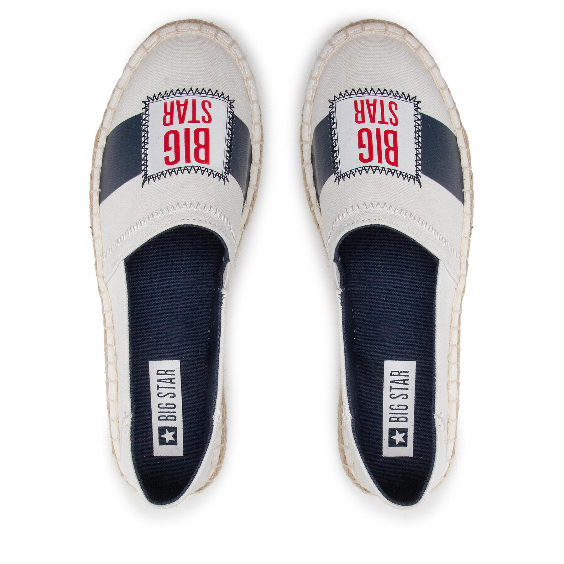Big Star Shoes Еспадрили JJ274964 Бял - Pepit.bg