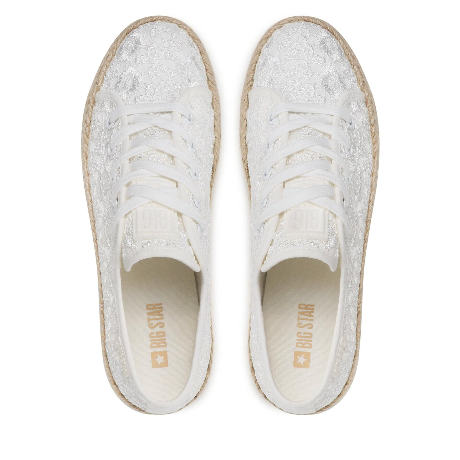 Big Star Shoes Еспадрили LL274199 Бял - Pepit.bg