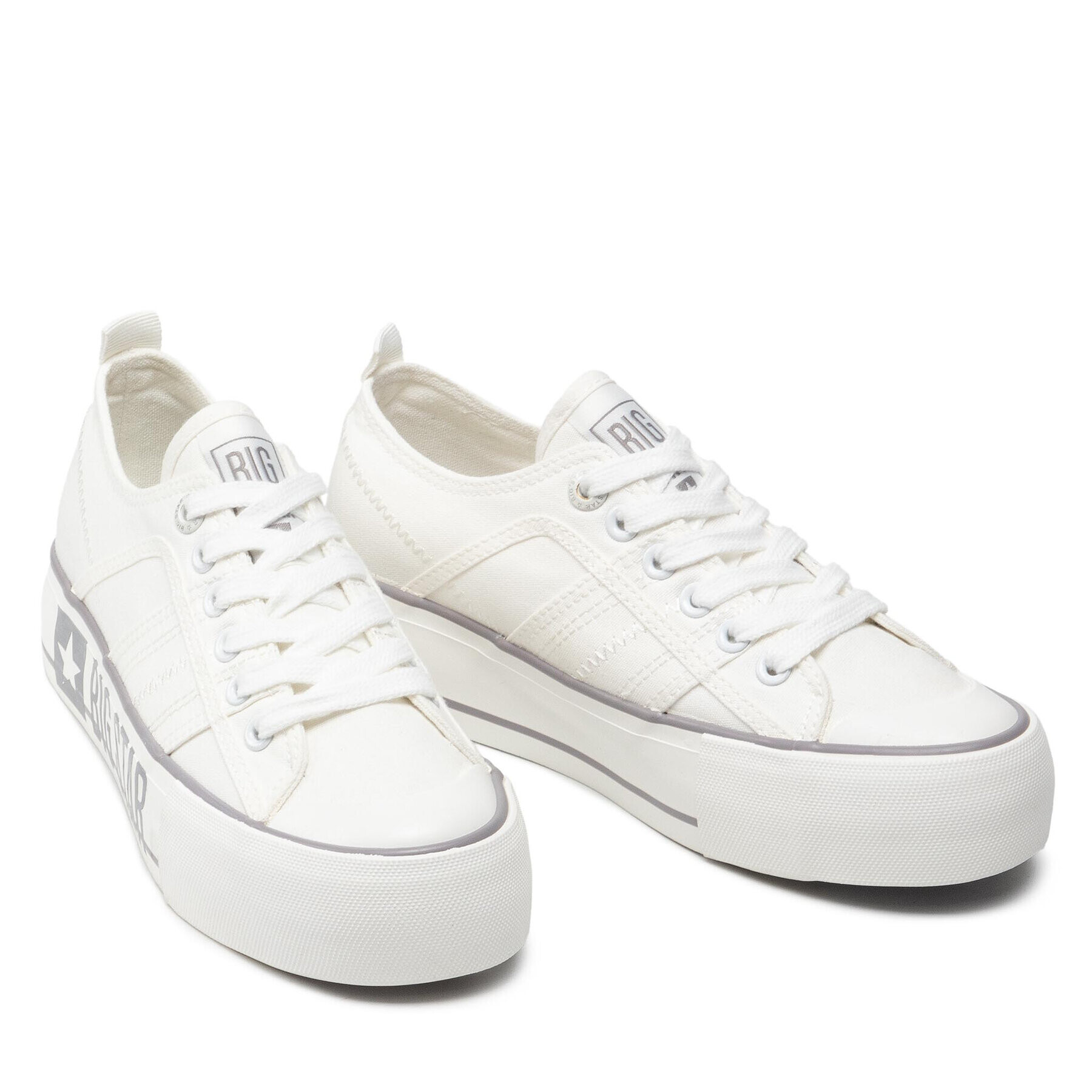 Big Star Shoes Гуменки JJ274054 Бял - Pepit.bg