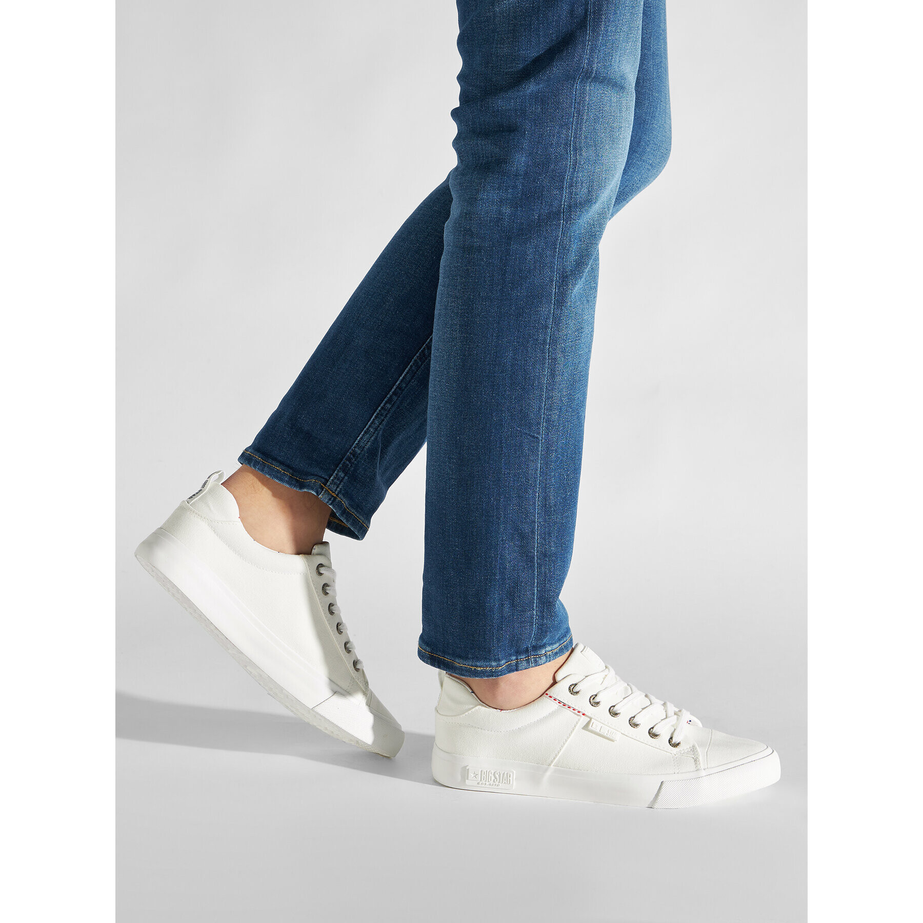 Big Star Shoes Гуменки KK174001 Бял - Pepit.bg