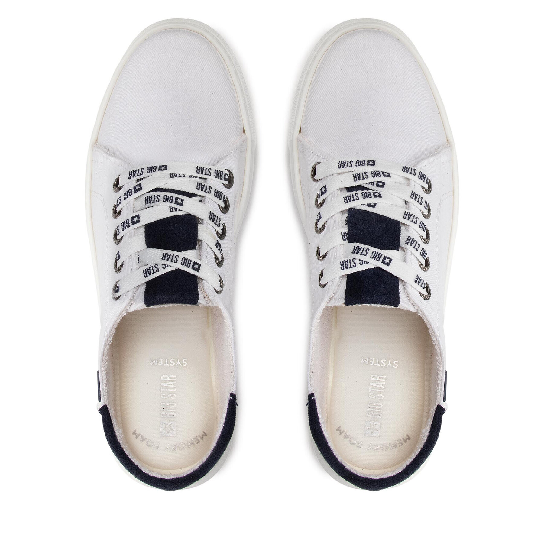 Big Star Shoes Гуменки KK276002 Бял - Pepit.bg
