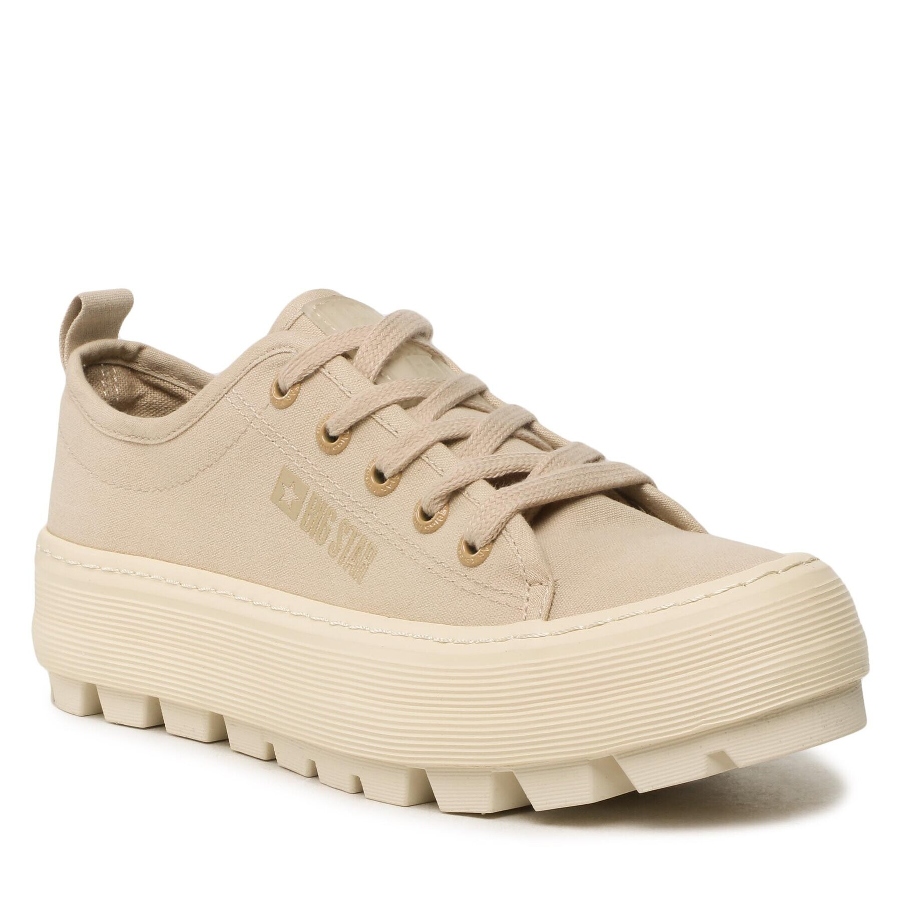 Big Star Shoes Гуменки LL274033 Бежов - Pepit.bg