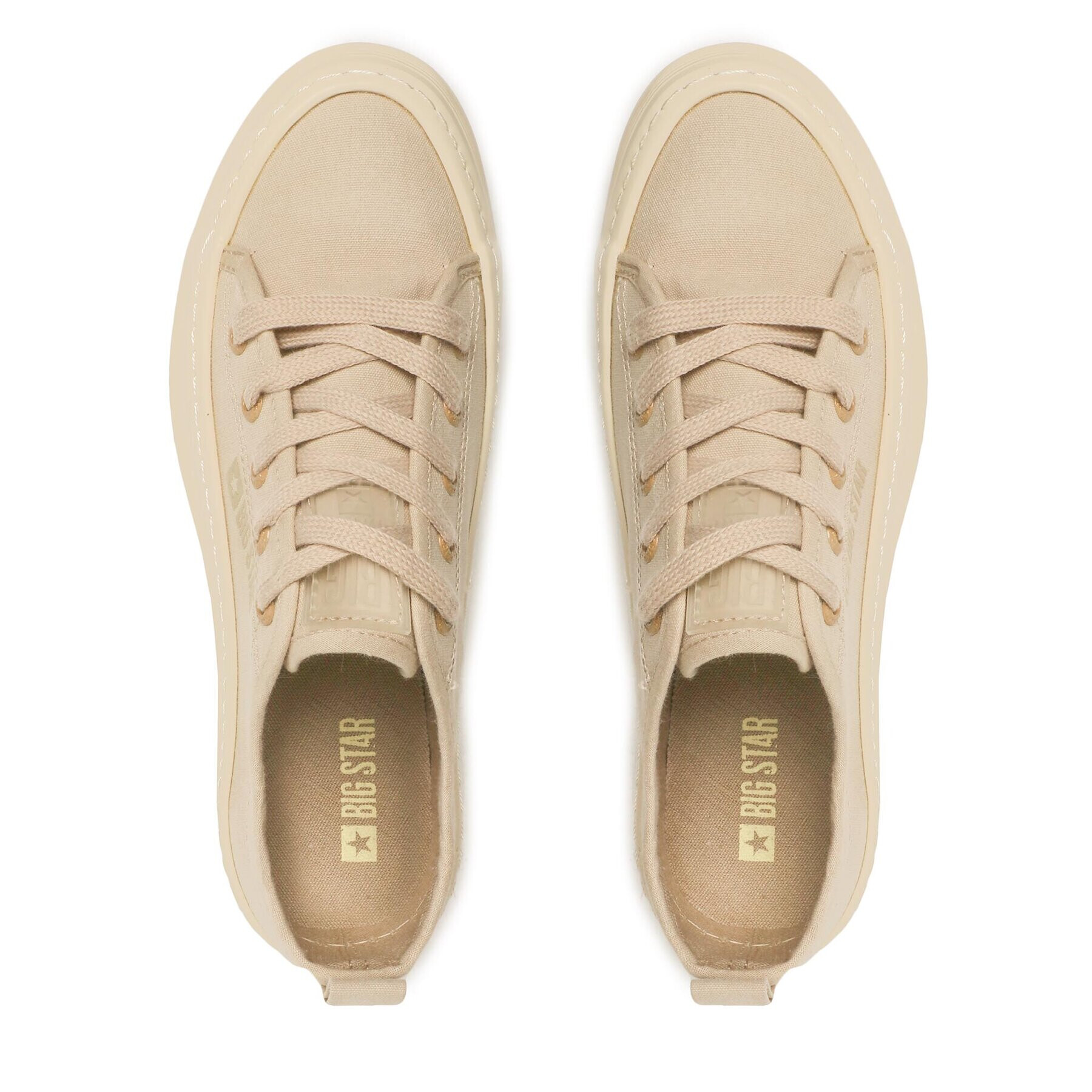 Big Star Shoes Гуменки LL274033 Бежов - Pepit.bg