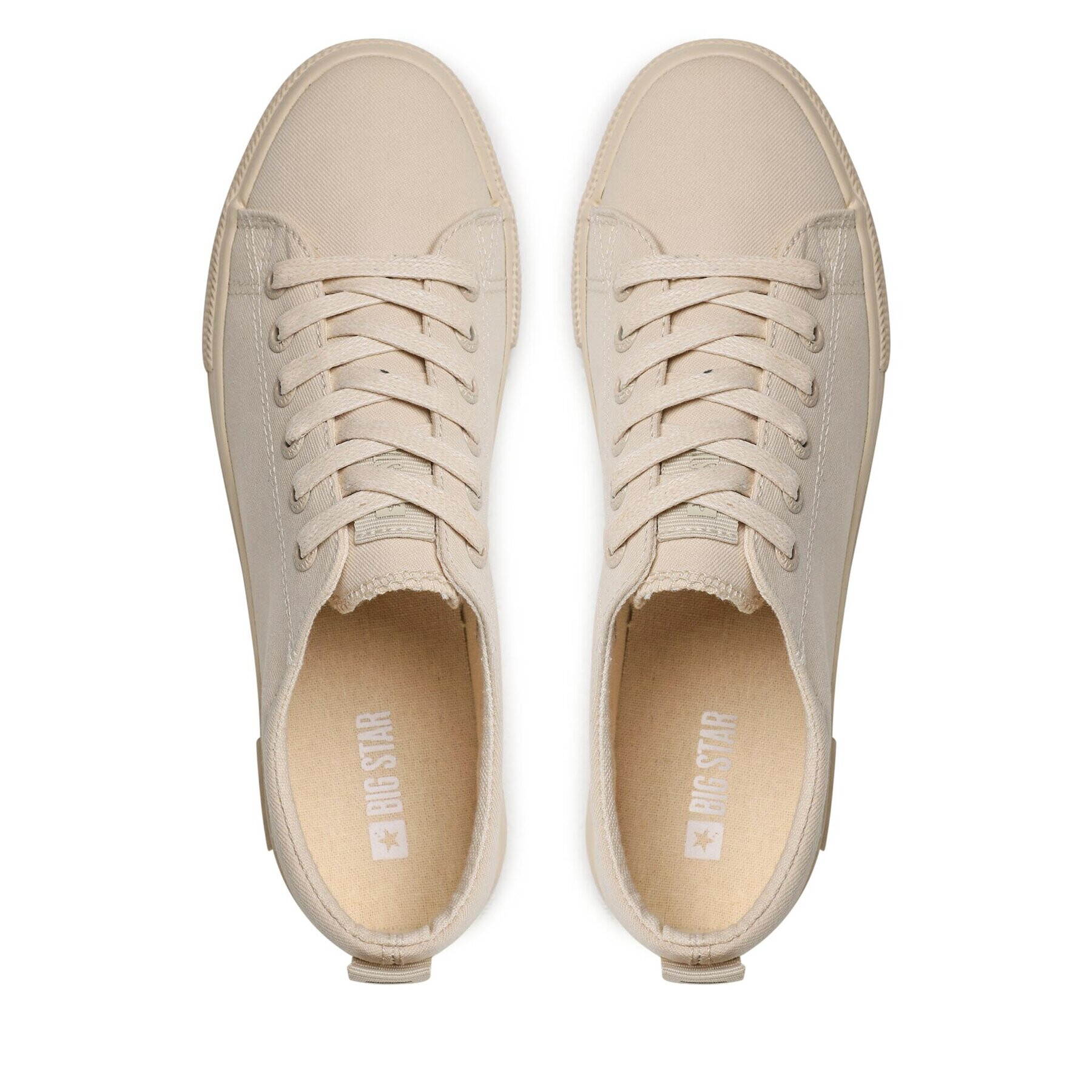 Big Star Shoes Гуменки LL274061 Бежов - Pepit.bg