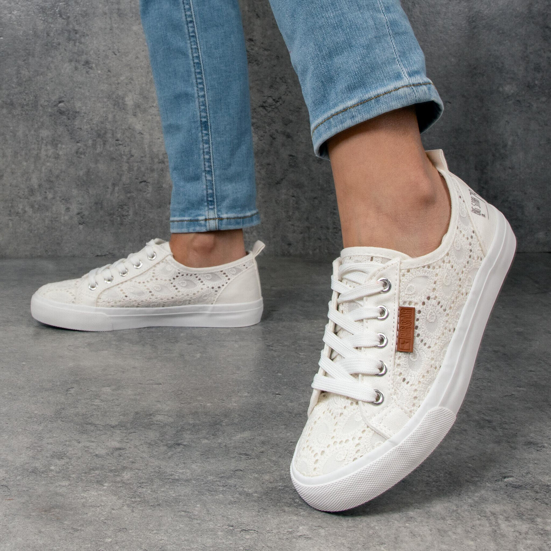 Big Star Shoes Гуменки W274925 Бял - Pepit.bg