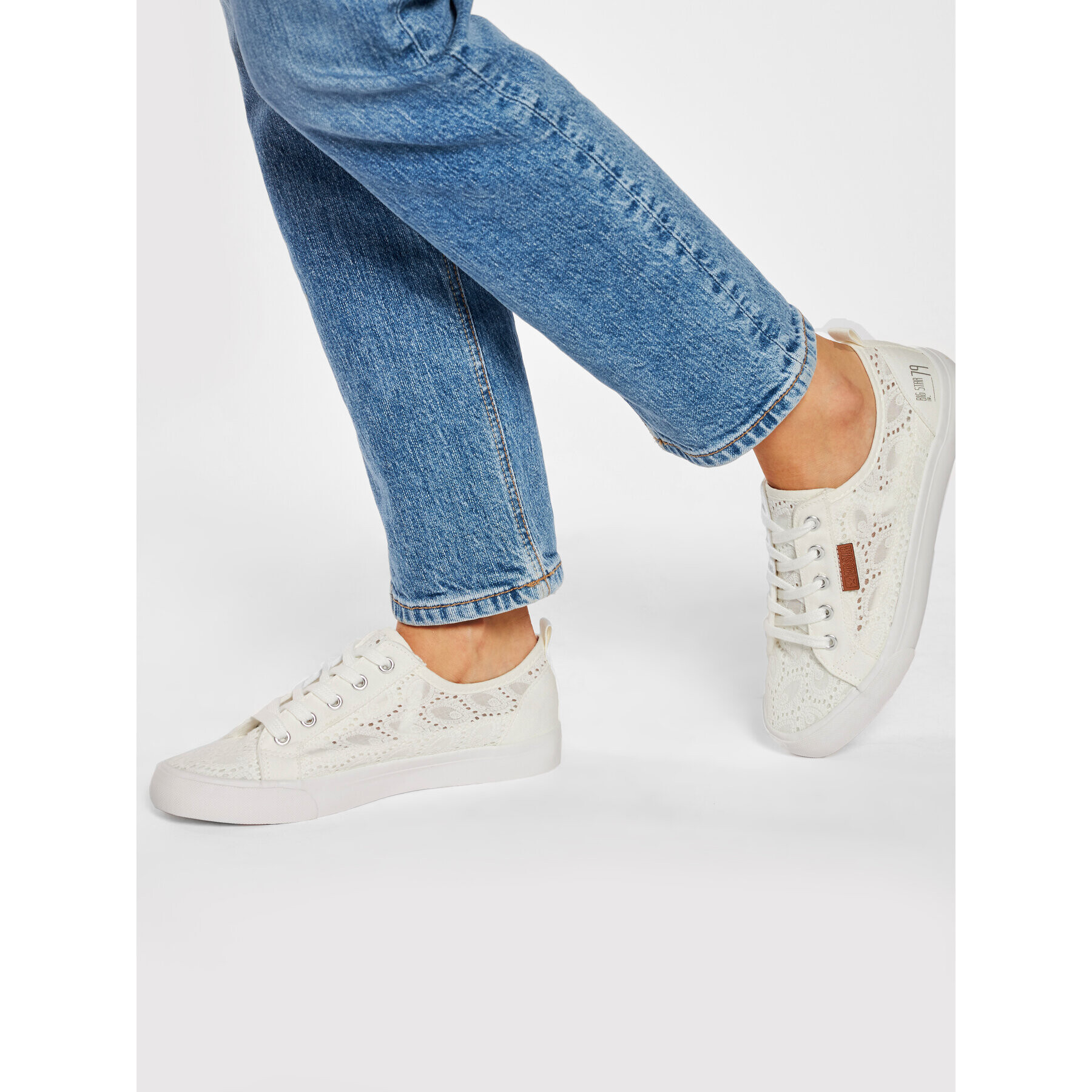 Big Star Shoes Гуменки W274925 Бял - Pepit.bg