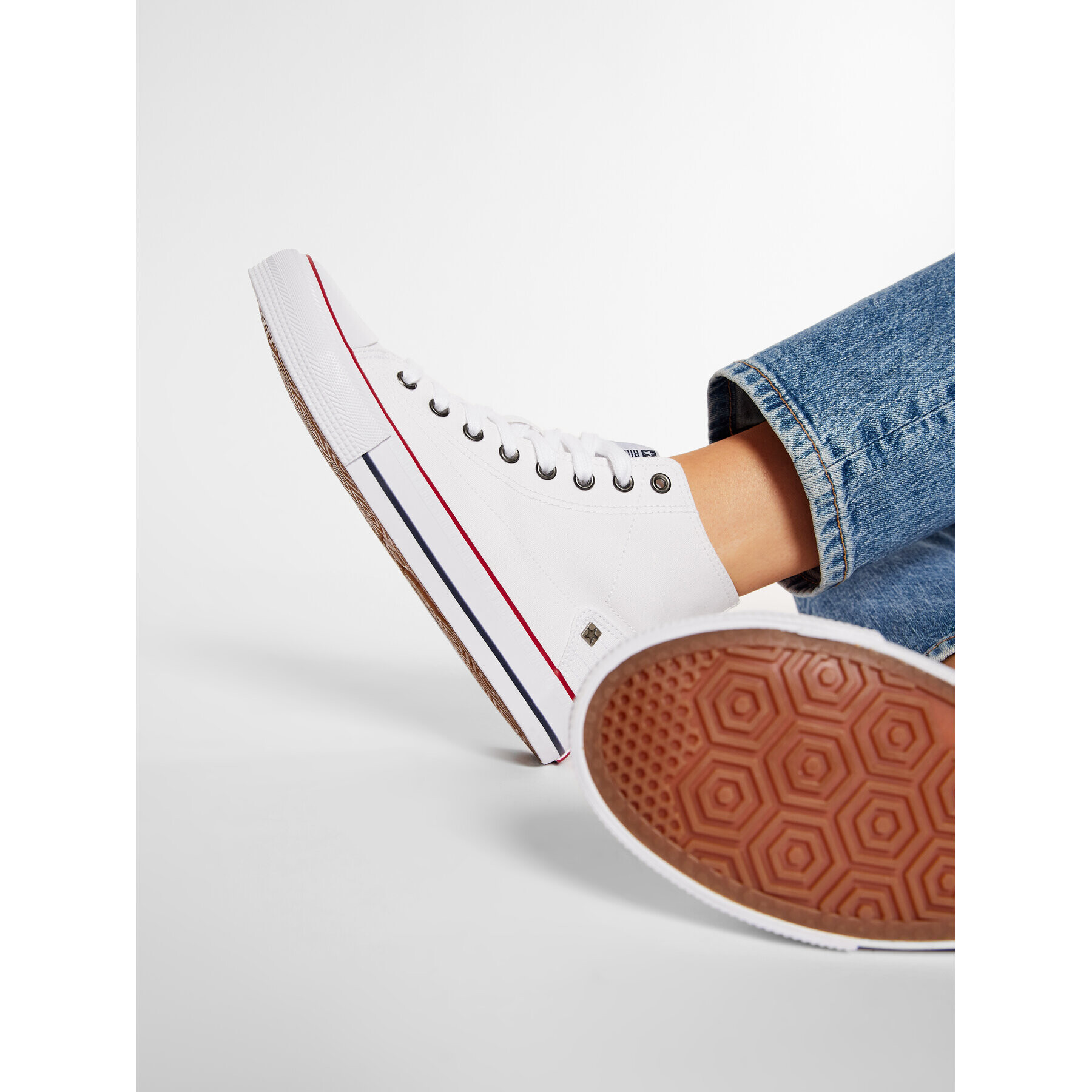 Big Star Shoes Кецове DD274332 Бял - Pepit.bg