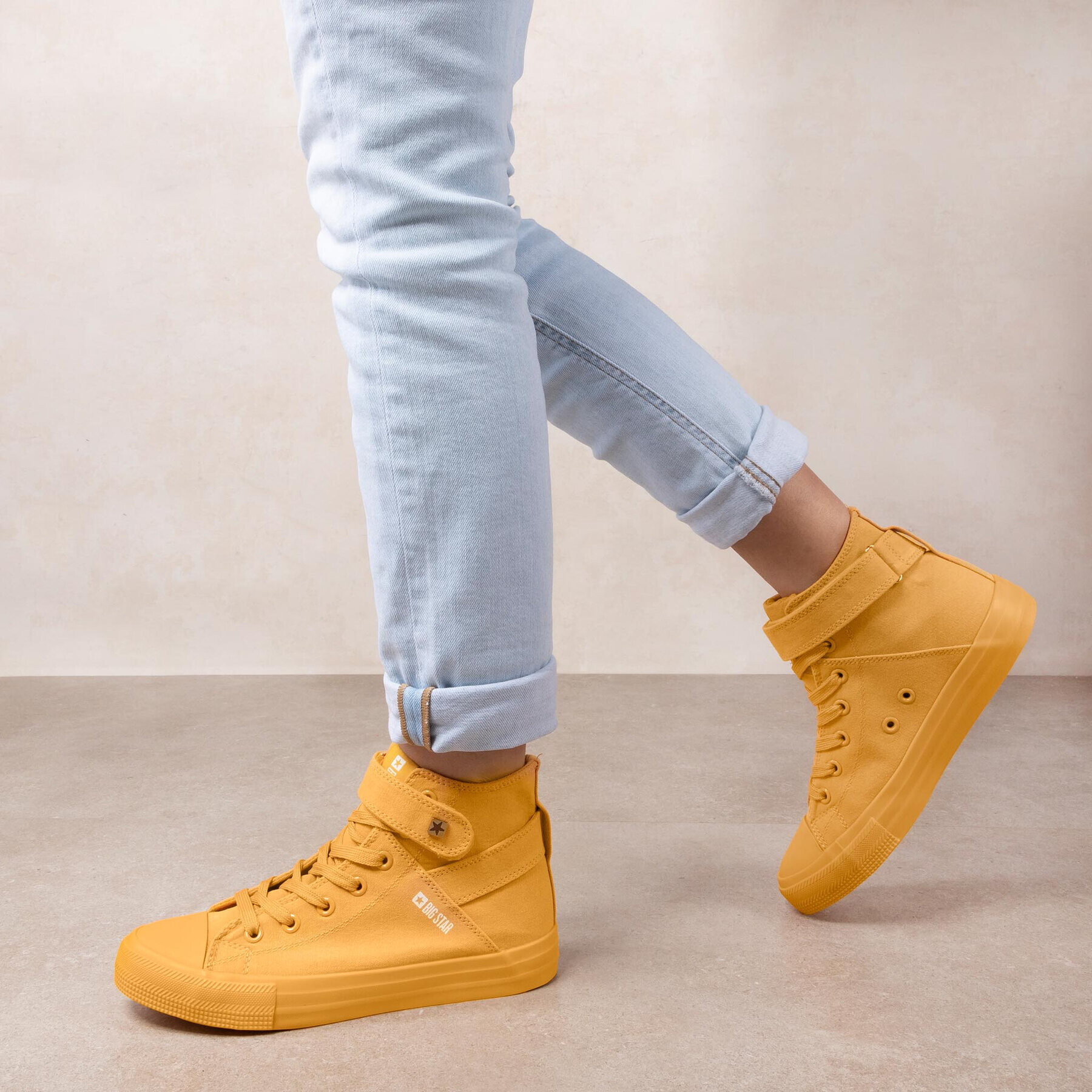 Big Star Shoes Кецове FF274581 Жълт - Pepit.bg