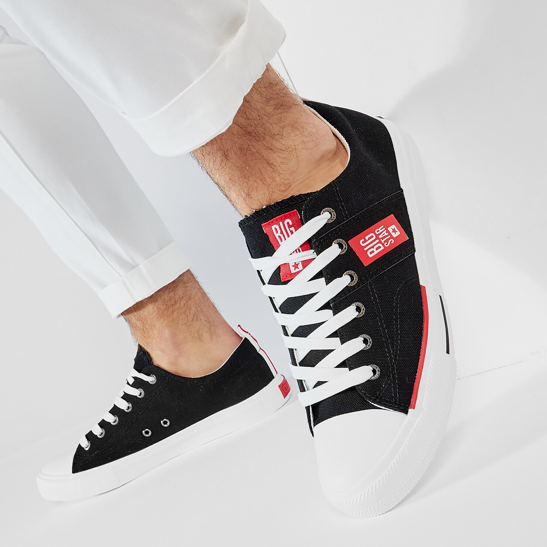 Big Star Shoes Кецове HH174039 Черен - Pepit.bg