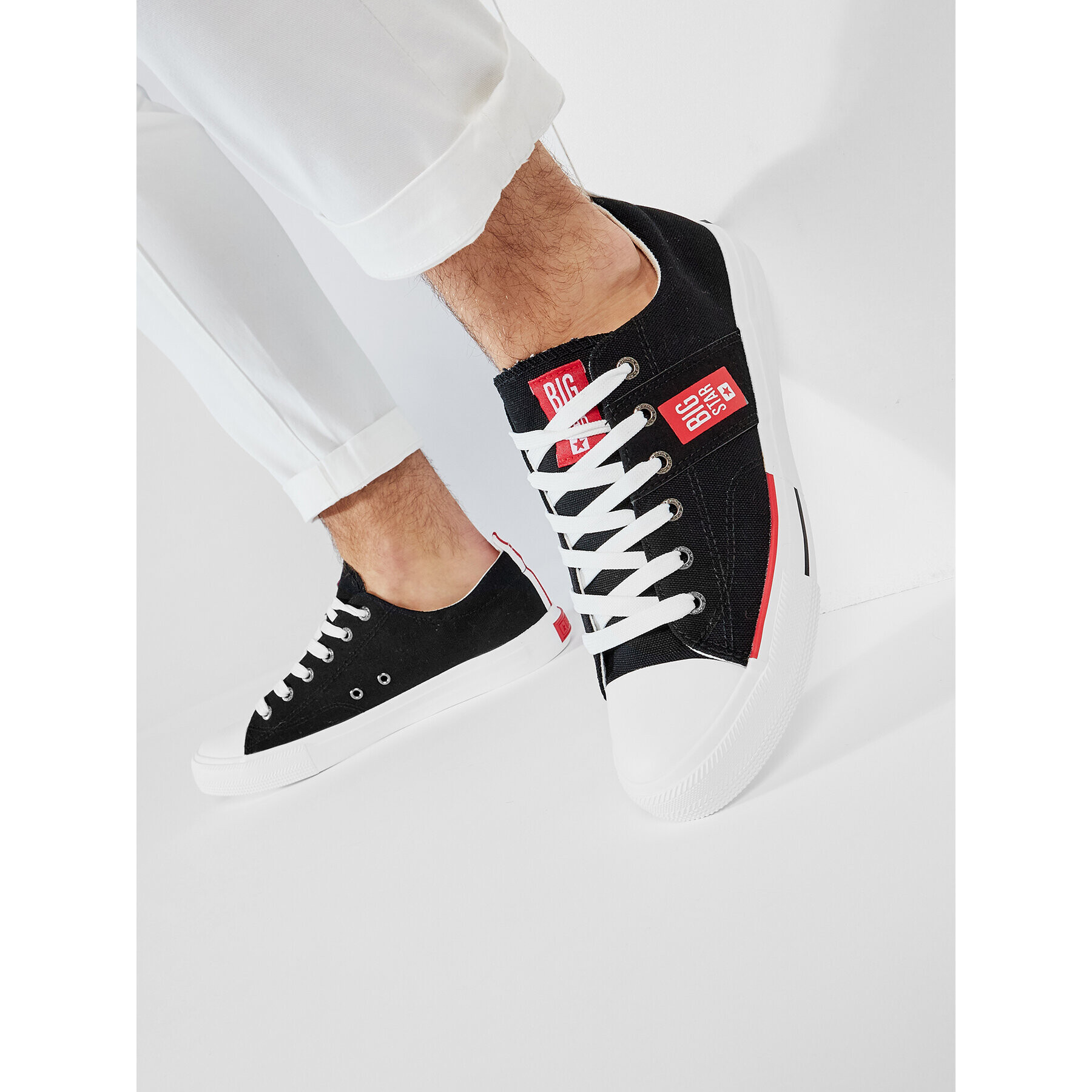 Big Star Shoes Кецове HH174039 Черен - Pepit.bg