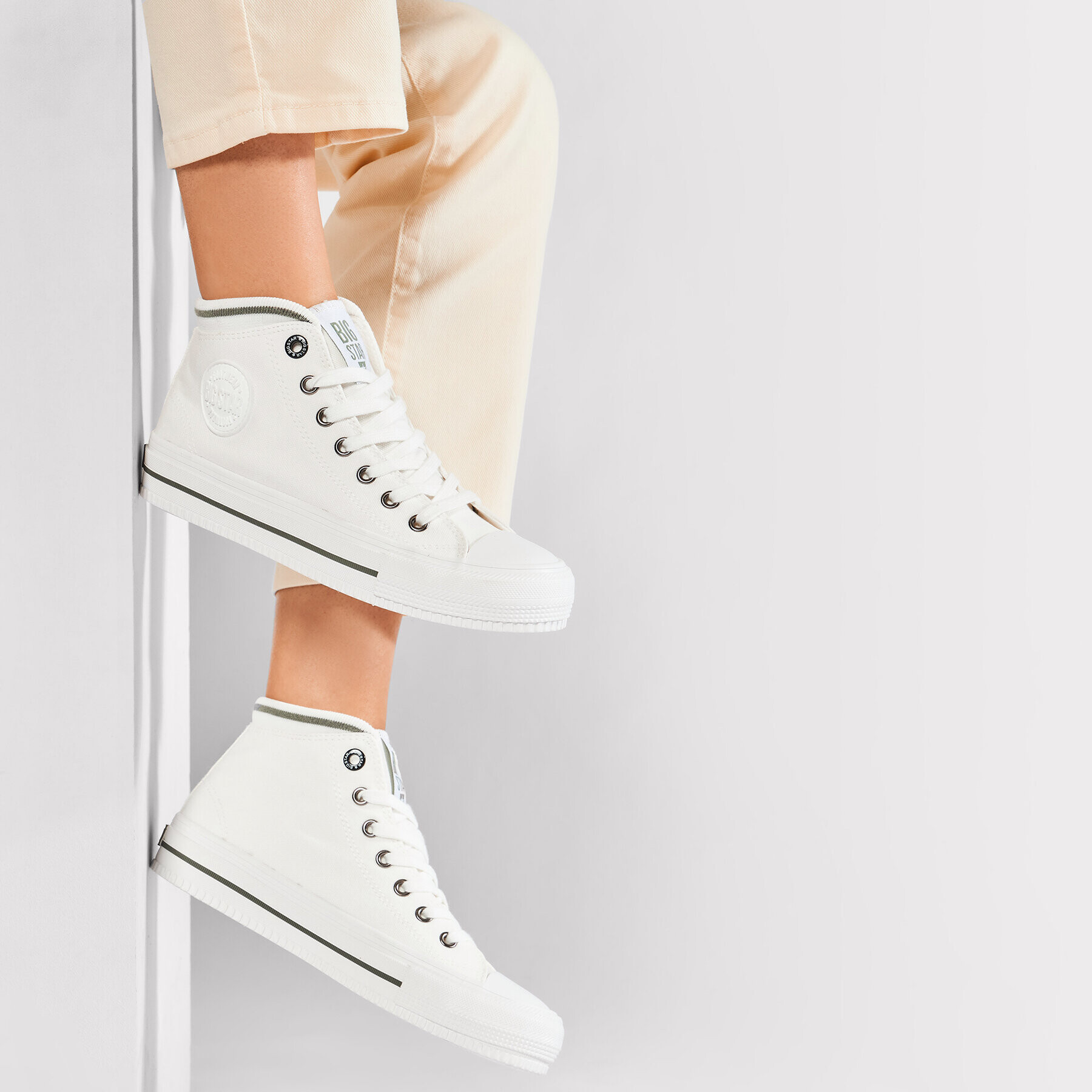 Big Star Shoes Кецове HH274149 Бял - Pepit.bg