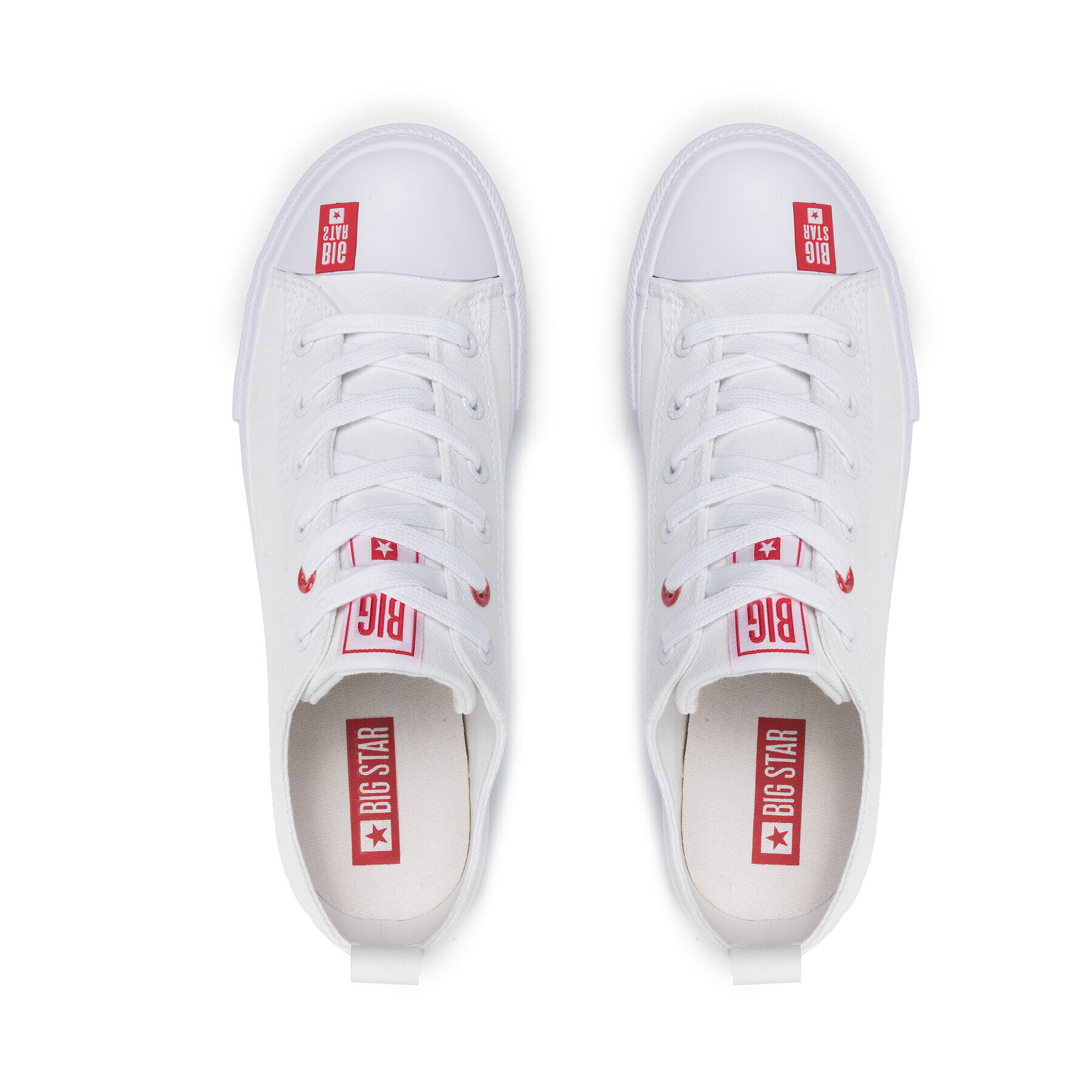Big Star Shoes Кецове JJ174013 Бял - Pepit.bg