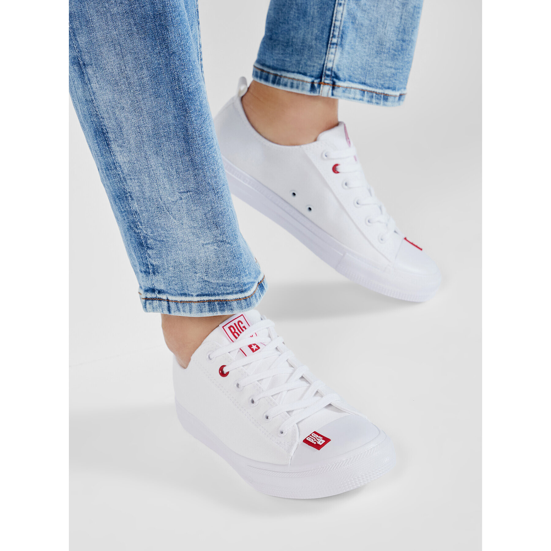 Big Star Shoes Кецове JJ174013 Бял - Pepit.bg