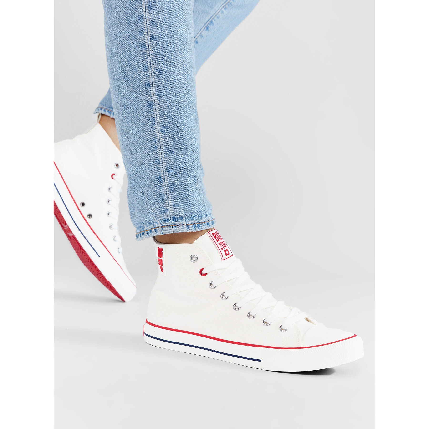 Big Star Shoes Кецове JJ174066 Бял - Pepit.bg