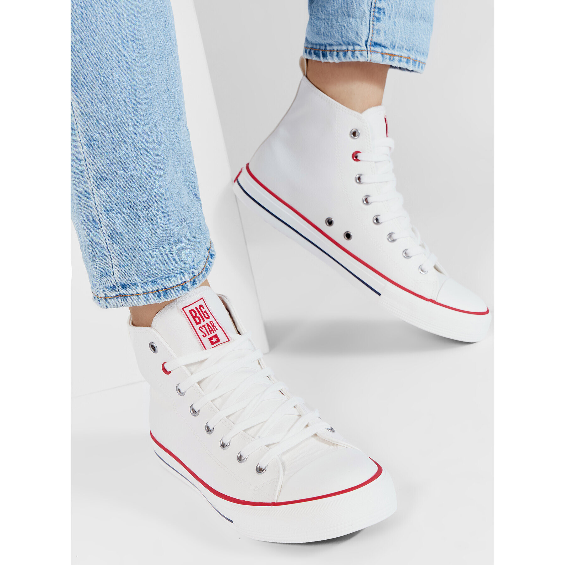 Big Star Shoes Кецове JJ174071 Бял - Pepit.bg