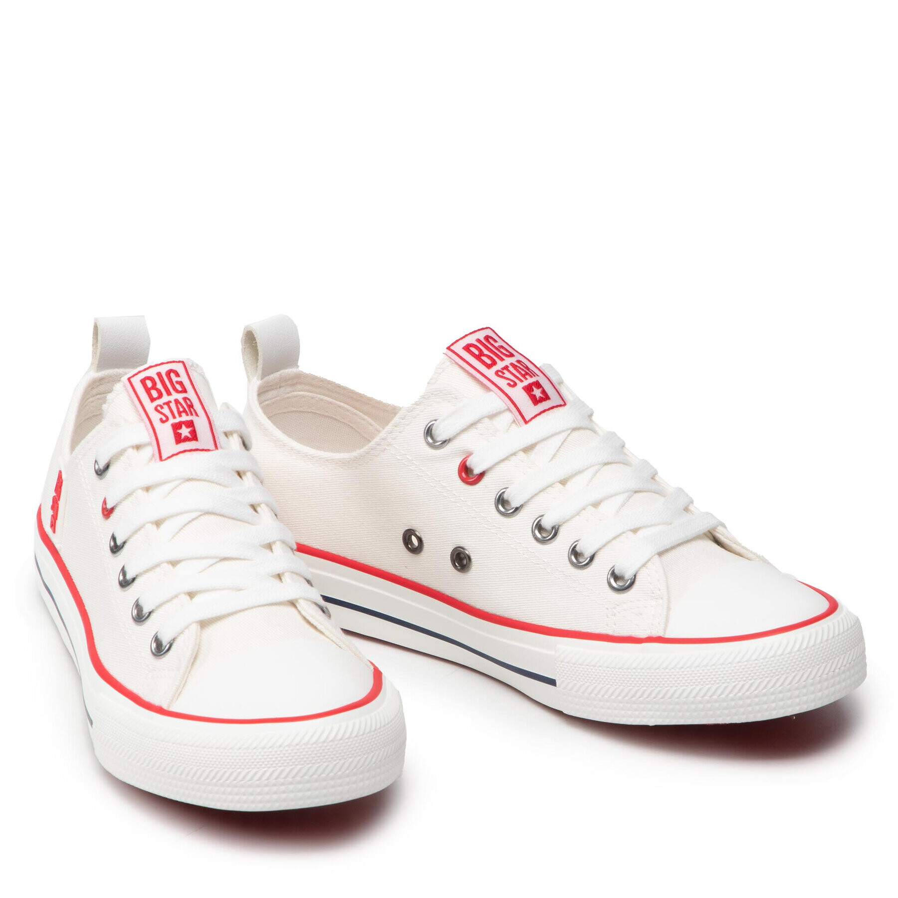Big Star Shoes Кецове JJ274123 Бял - Pepit.bg