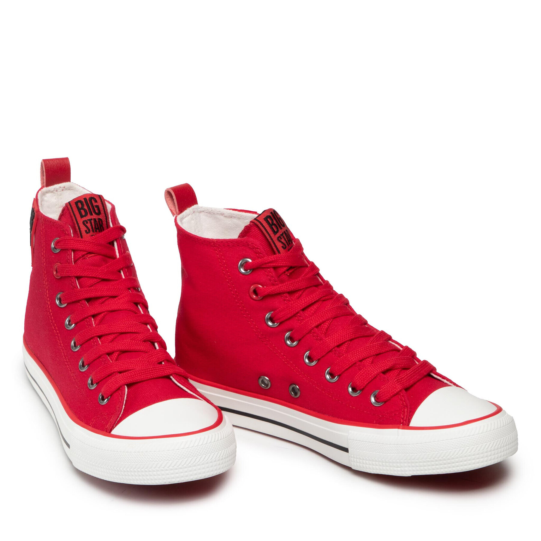 Big Star Shoes Кецове JJ274128 Червен - Pepit.bg