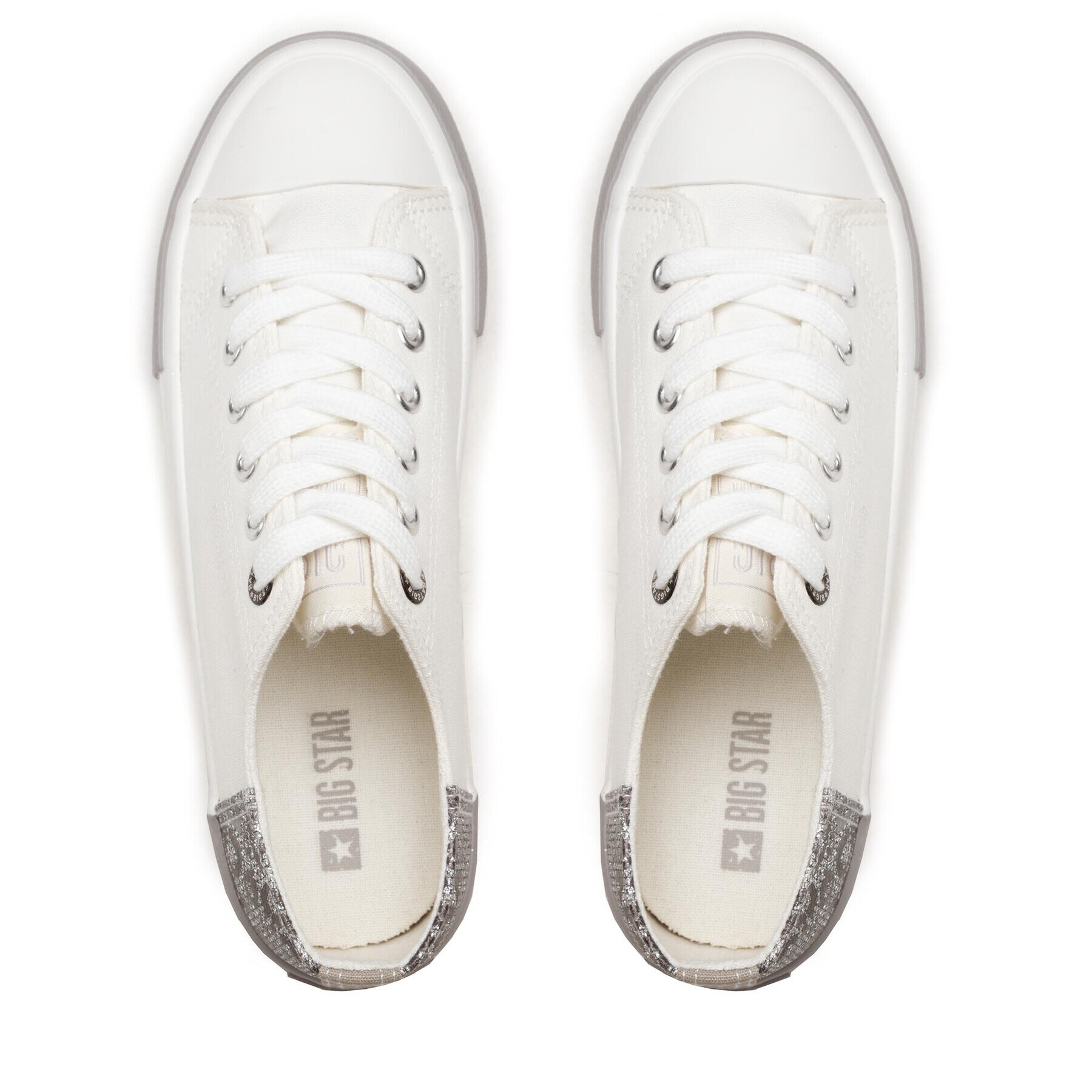 Big Star Shoes Кецове JJ274611 Бял - Pepit.bg