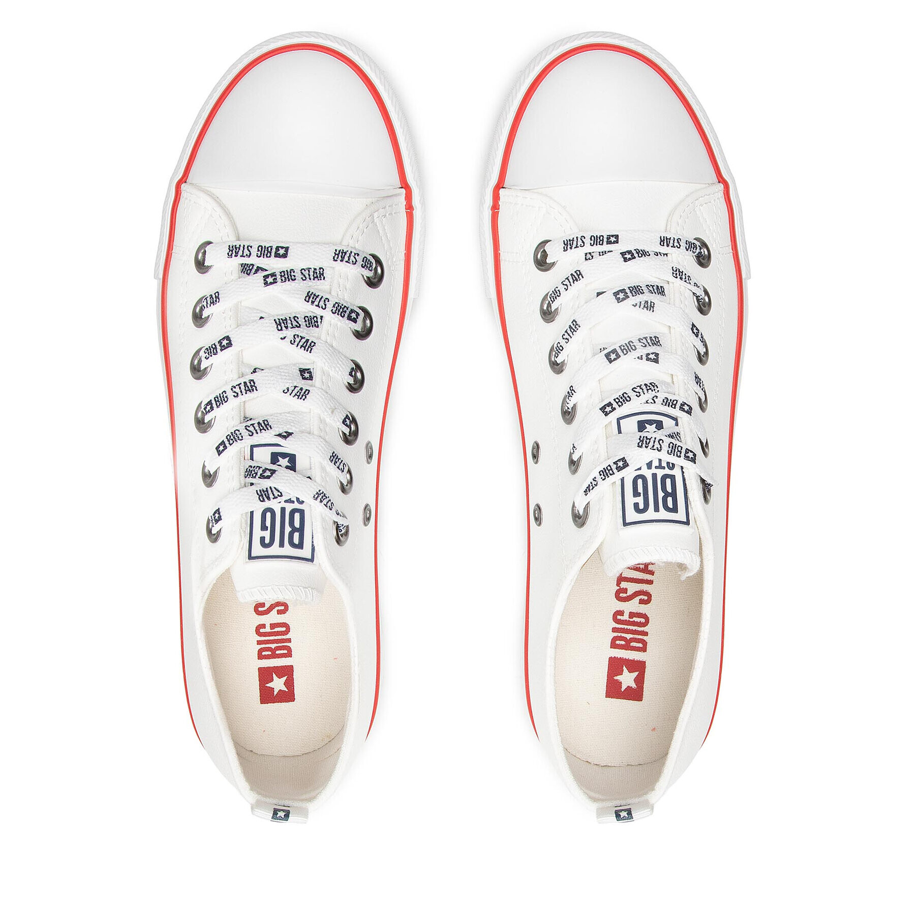 Big Star Shoes Кецове KK174046 Бял - Pepit.bg