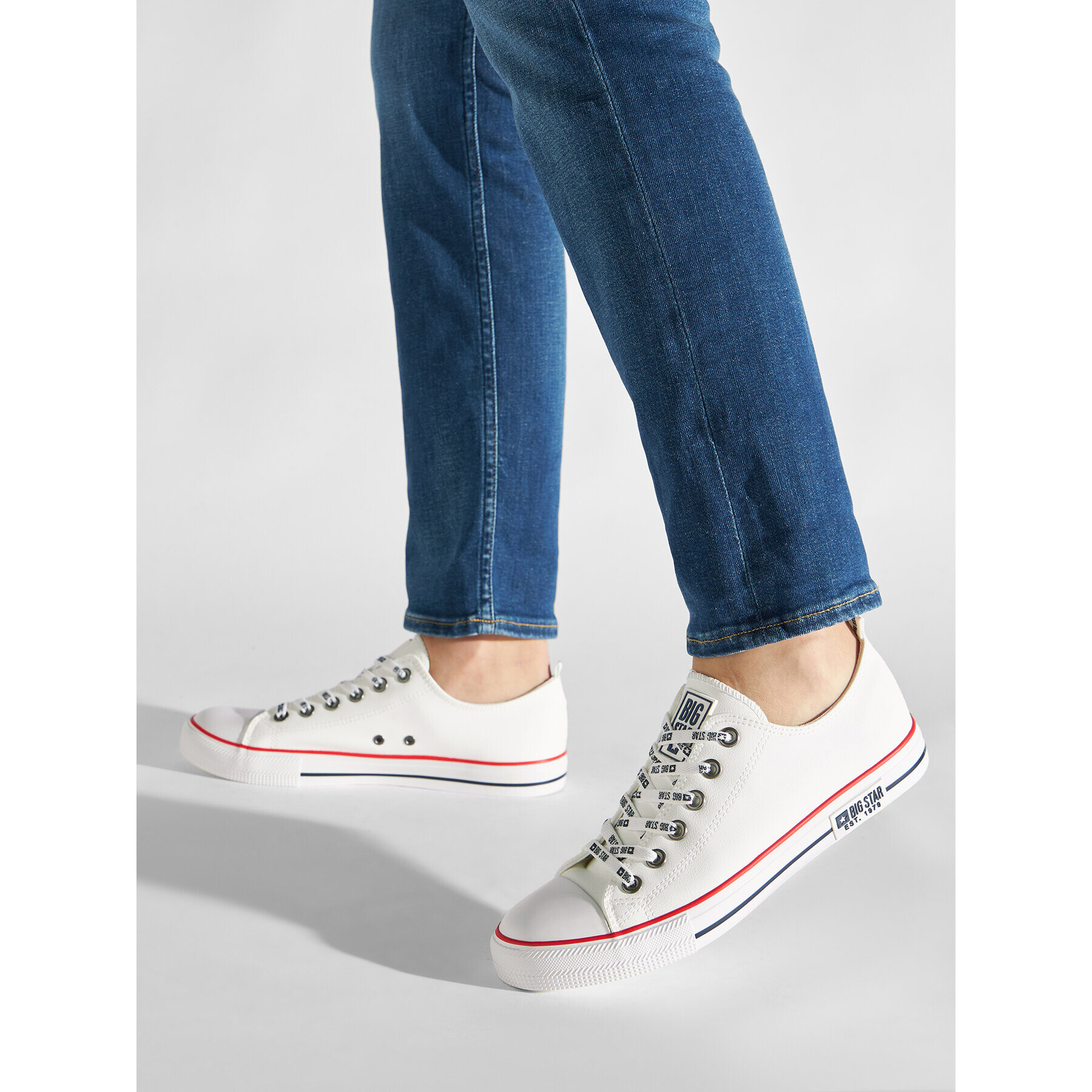 Big Star Shoes Кецове KK174046 Бял - Pepit.bg