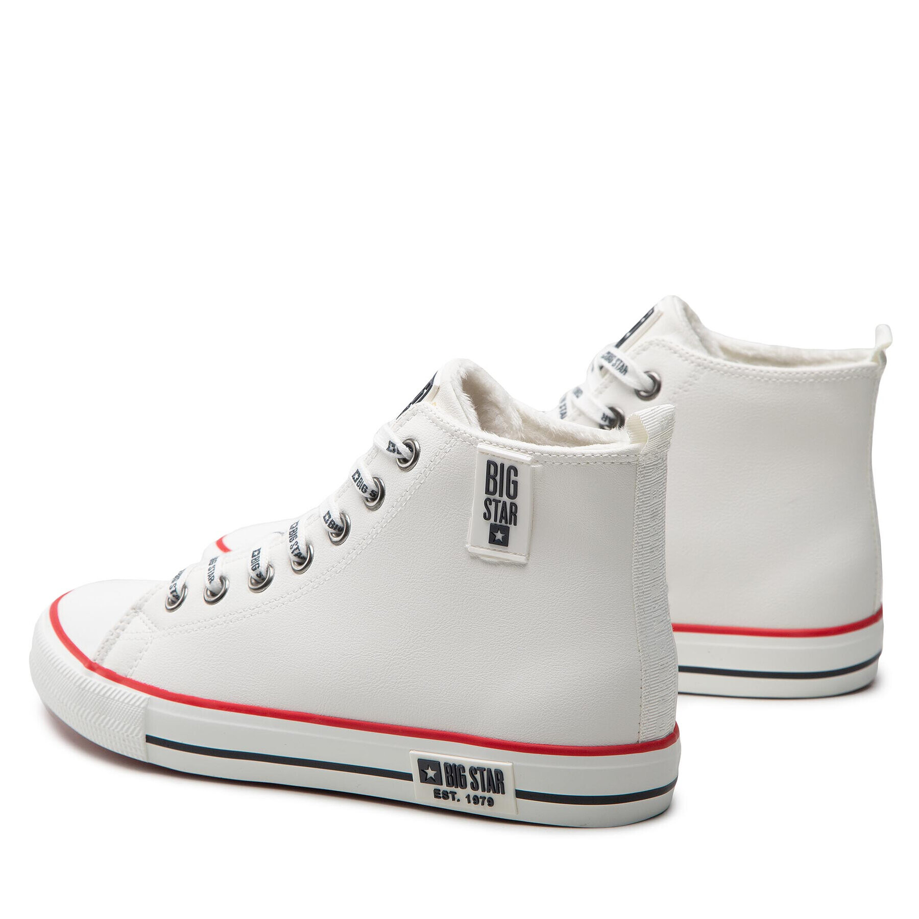 Big Star Shoes Кецове KK174345 Бял - Pepit.bg