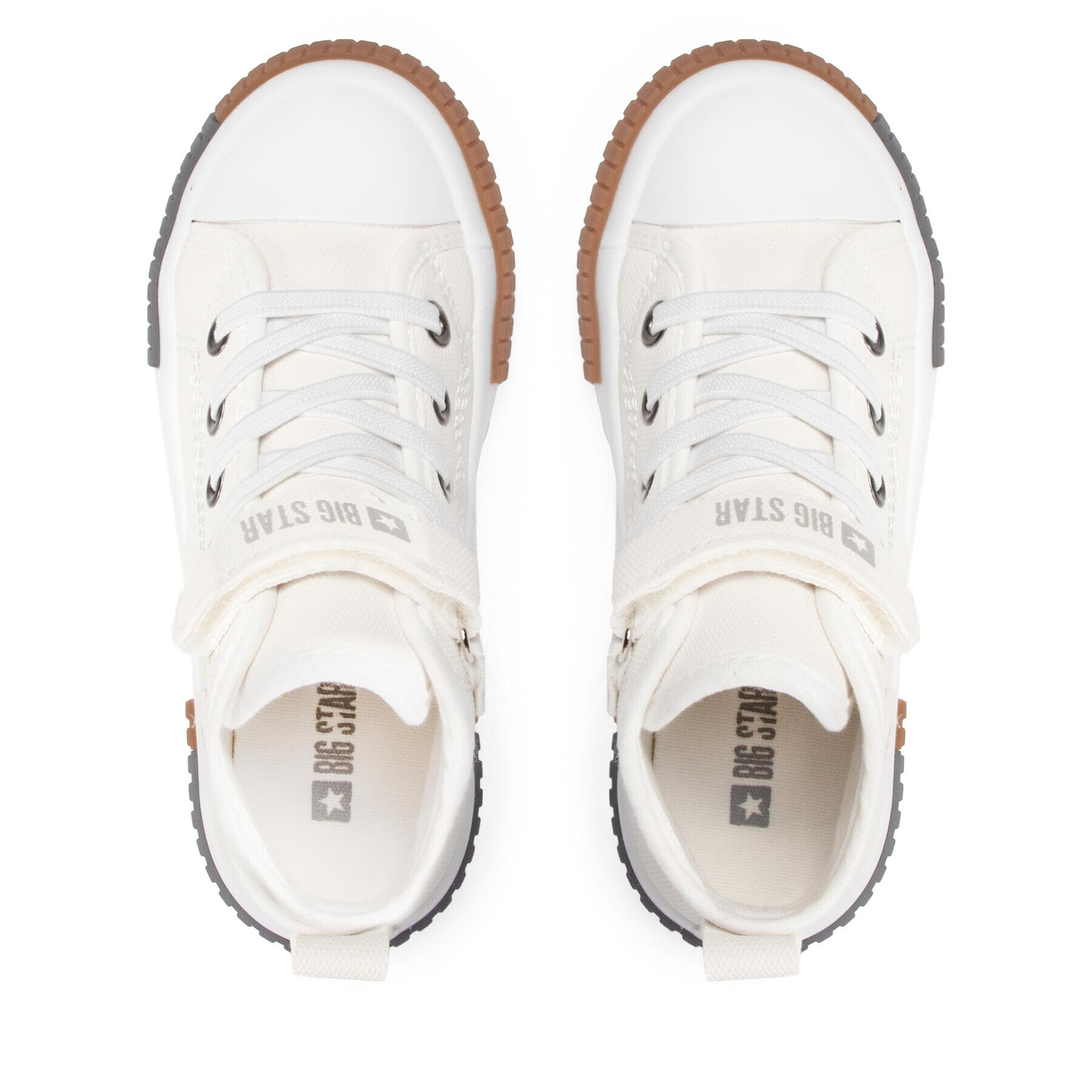 Big Star Shoes Кецове KK374015 Бял - Pepit.bg