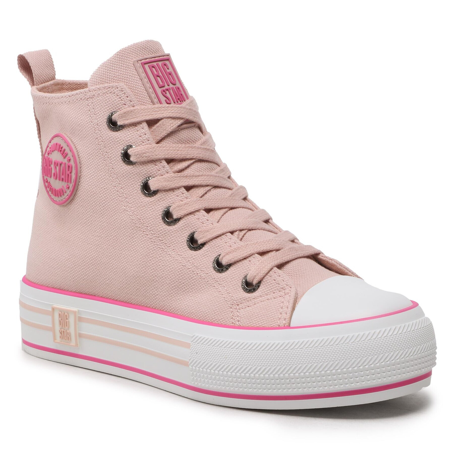 Big Star Shoes Кецове LL274186 Розов - Pepit.bg