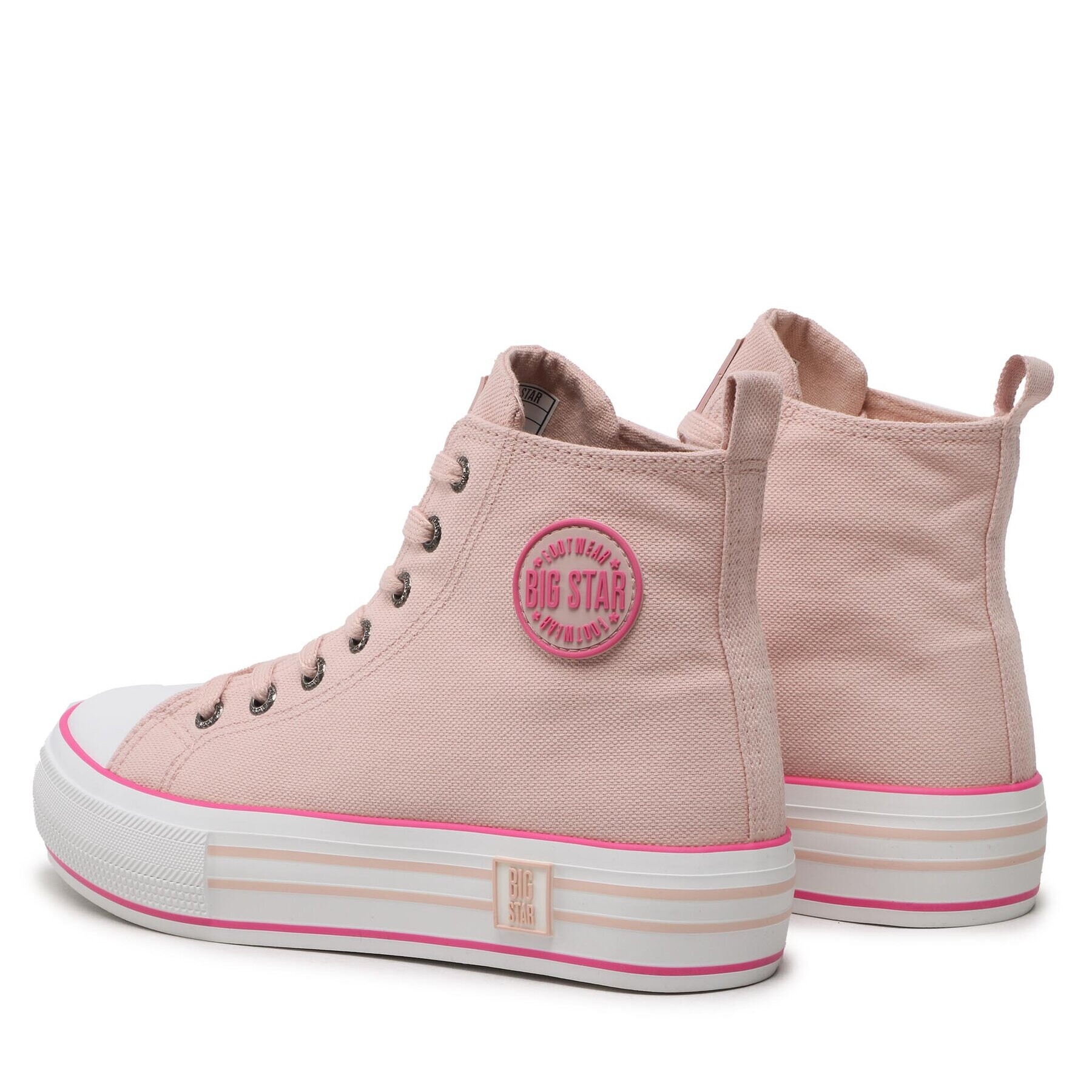 Big Star Shoes Кецове LL274186 Розов - Pepit.bg