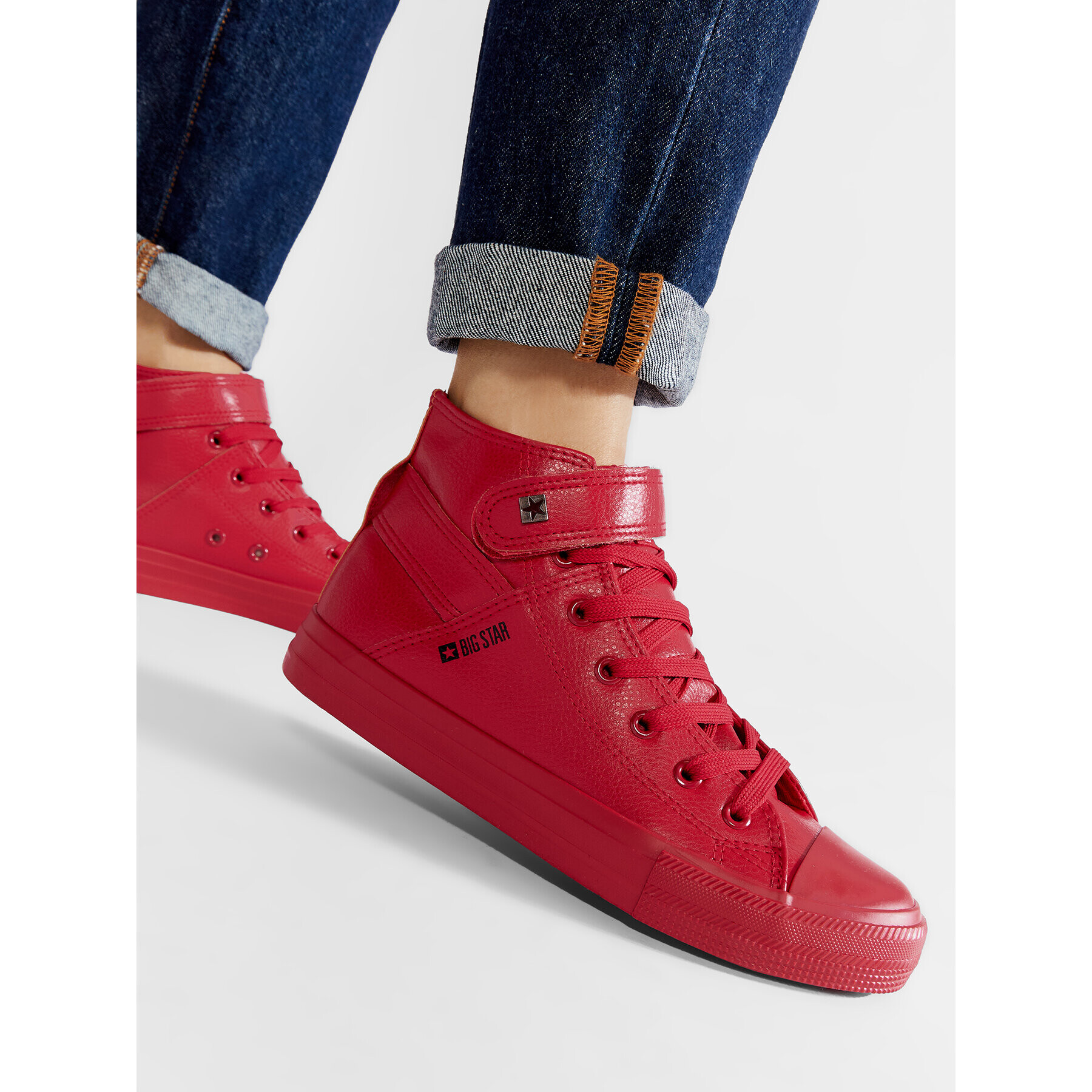 Big Star Shoes Кецове V274529 Червен - Pepit.bg