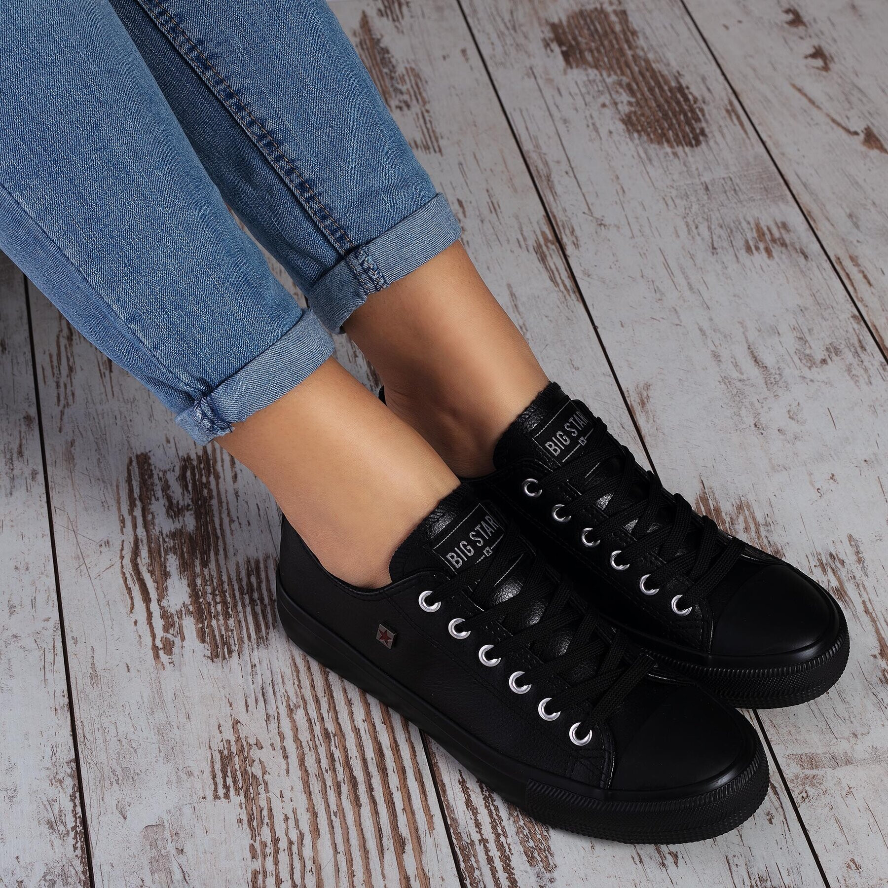 Big Star Shoes Кецове V274871 Черен - Pepit.bg